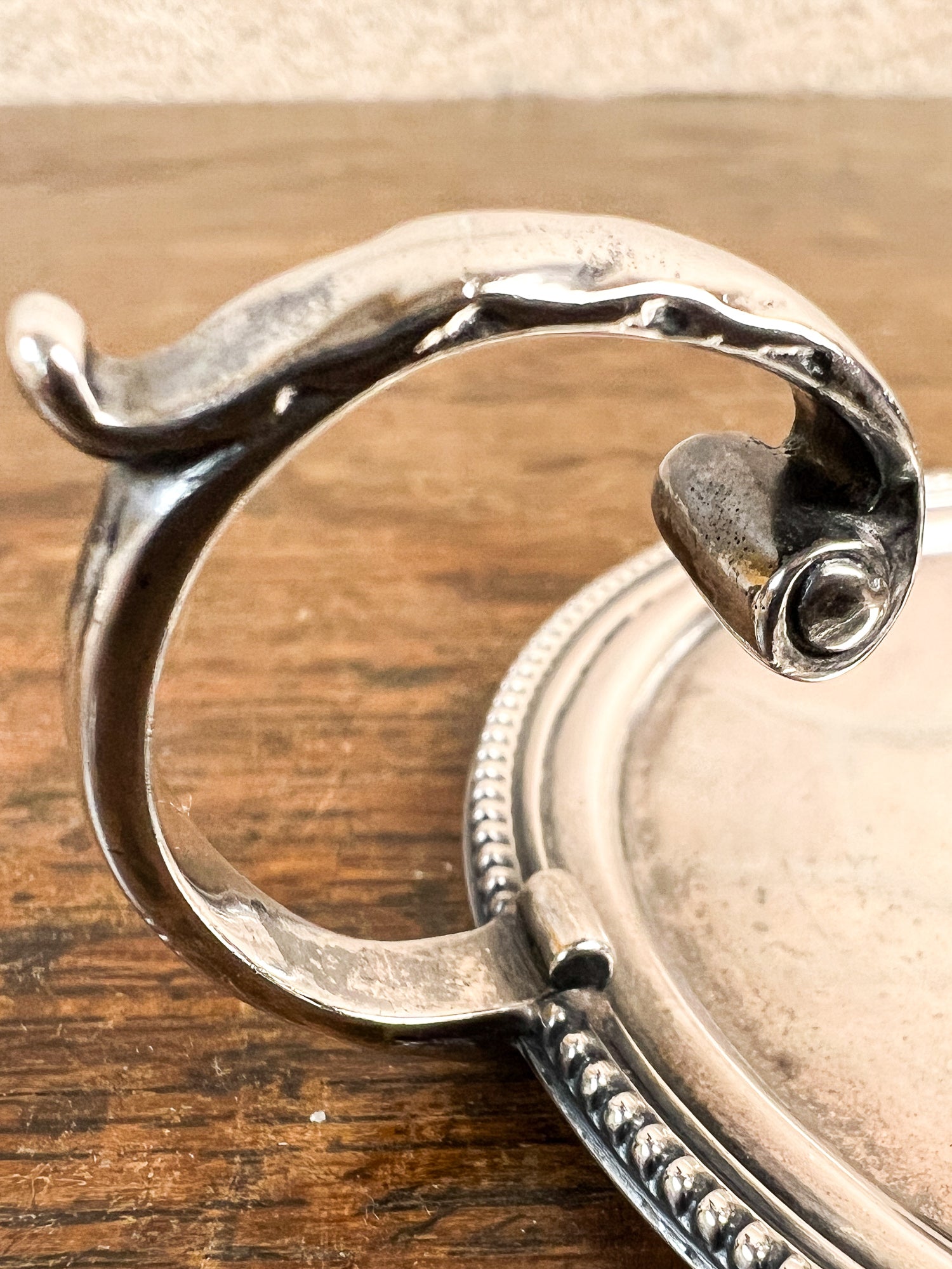 Rare 19th Century Victorian Sterling Silver Small Taperstick Chamberstick, London, England 1898