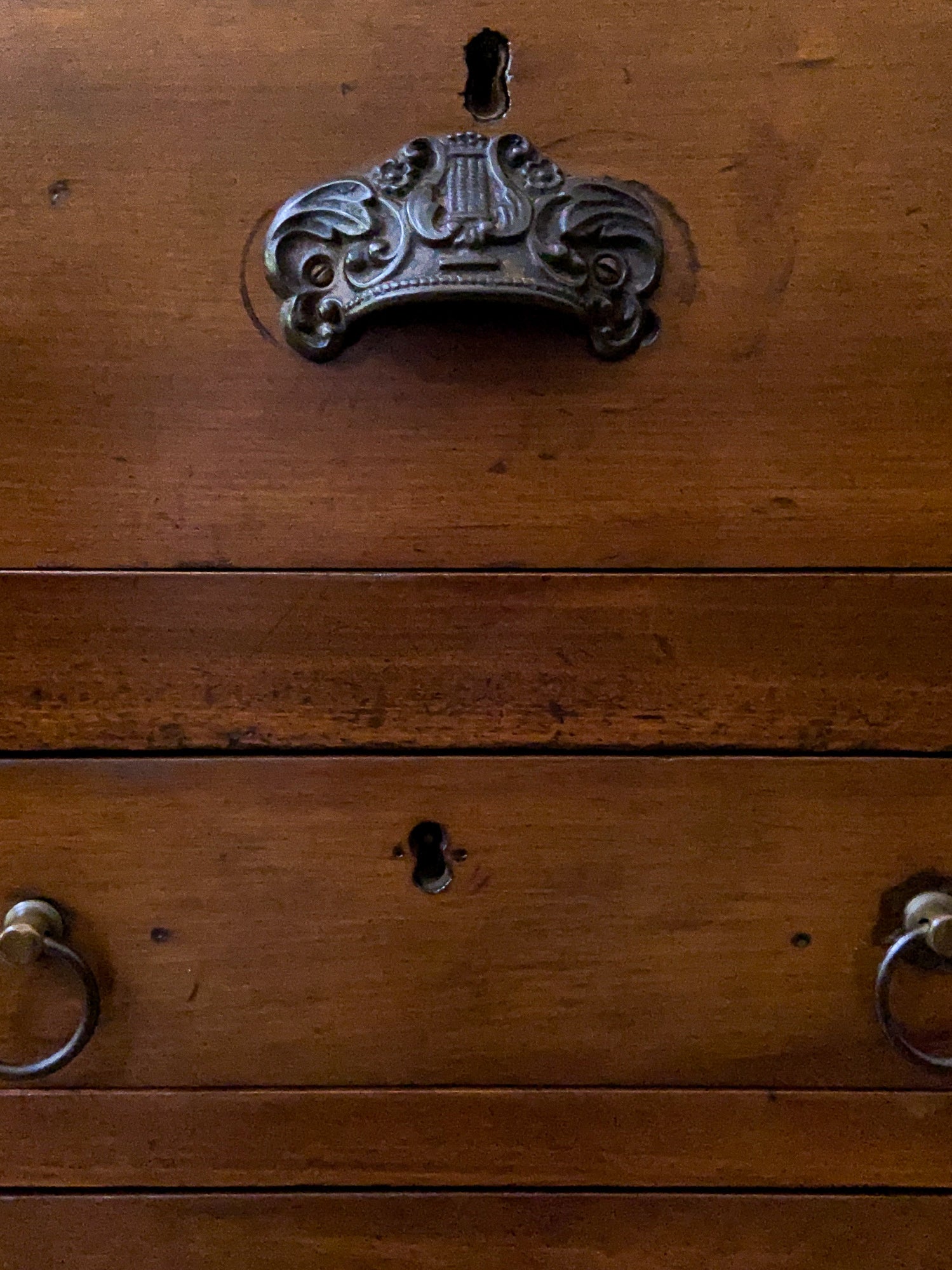 19th Century American Mirror-Back Display Sideboard