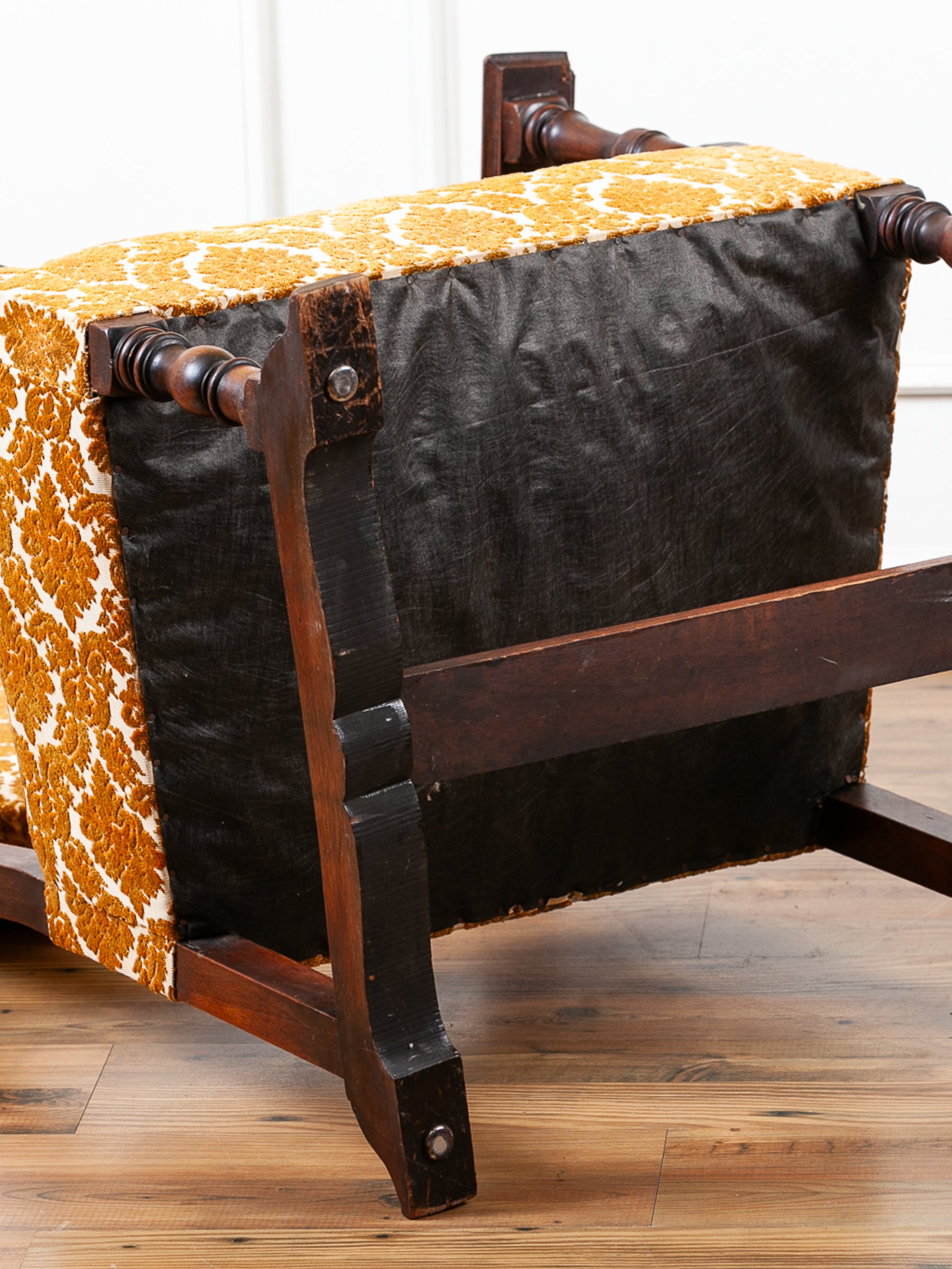 Pair of Oversized Late 19th Century Cherry Armchairs