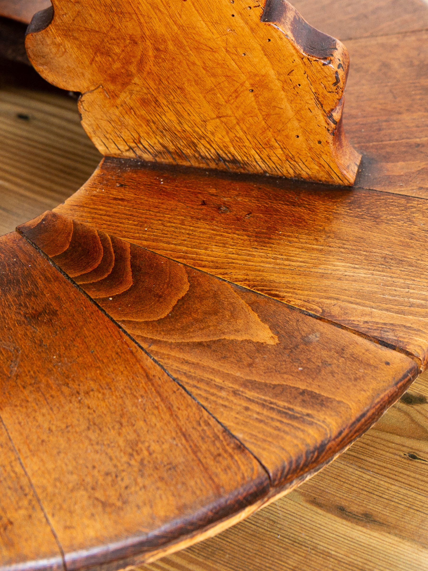 17th Century German Baroque Walnut Center Table with Marble Top