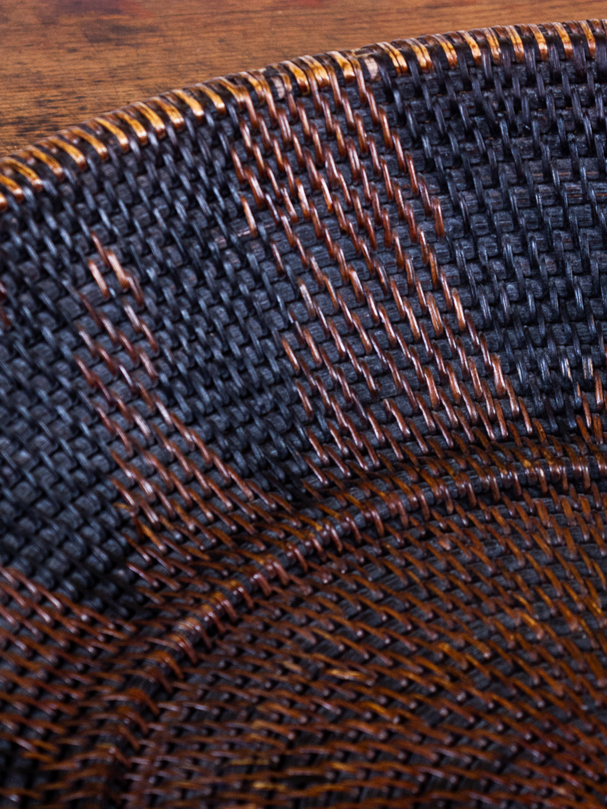 Early 20th Century Native American Hand-Woven Coiled Basket Bowl