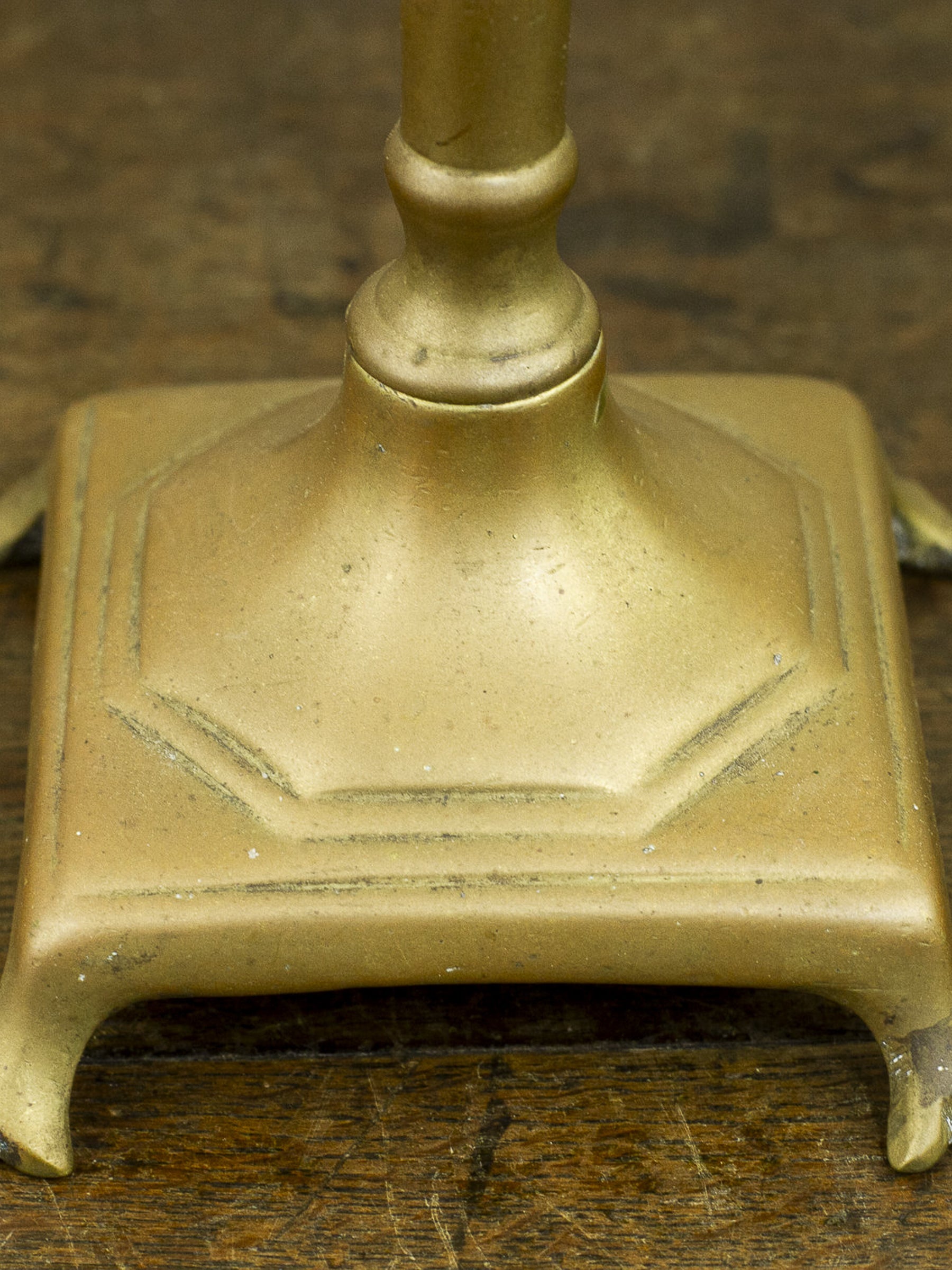 Antique 18th Century Spanish Brass Candlestick