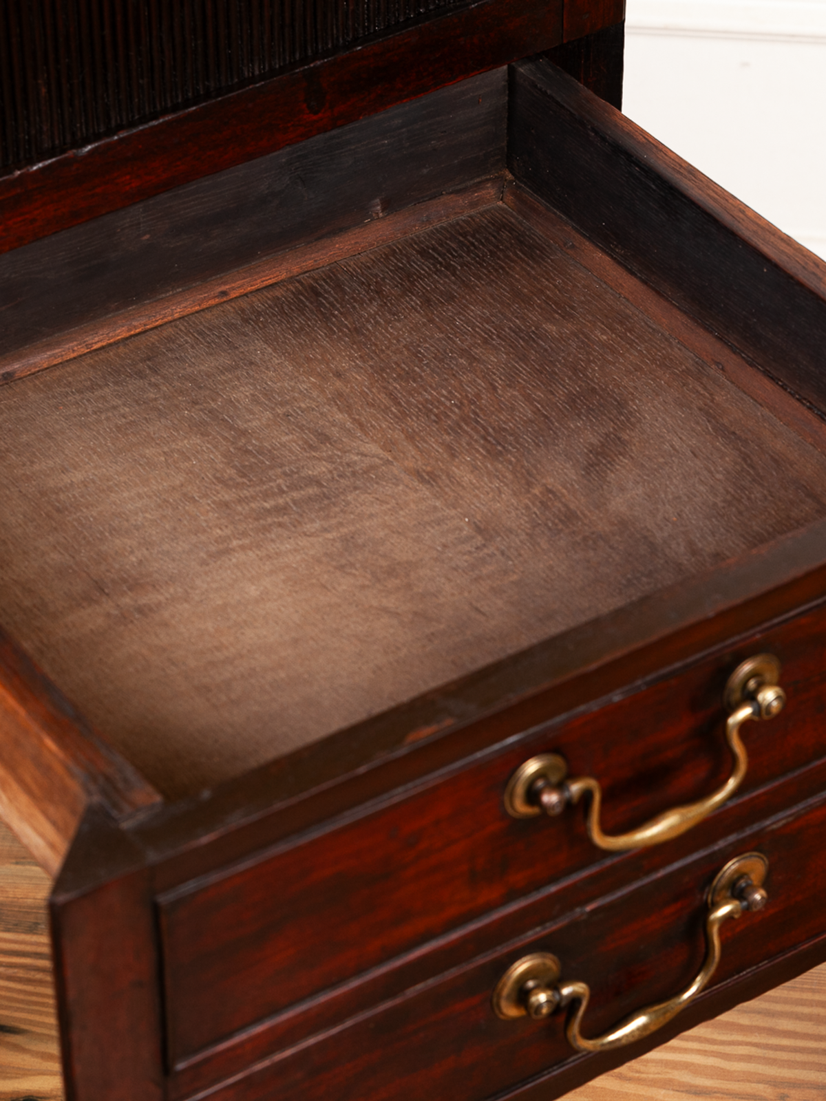 Late 18th Century George III Mahogany Tray Top Commode