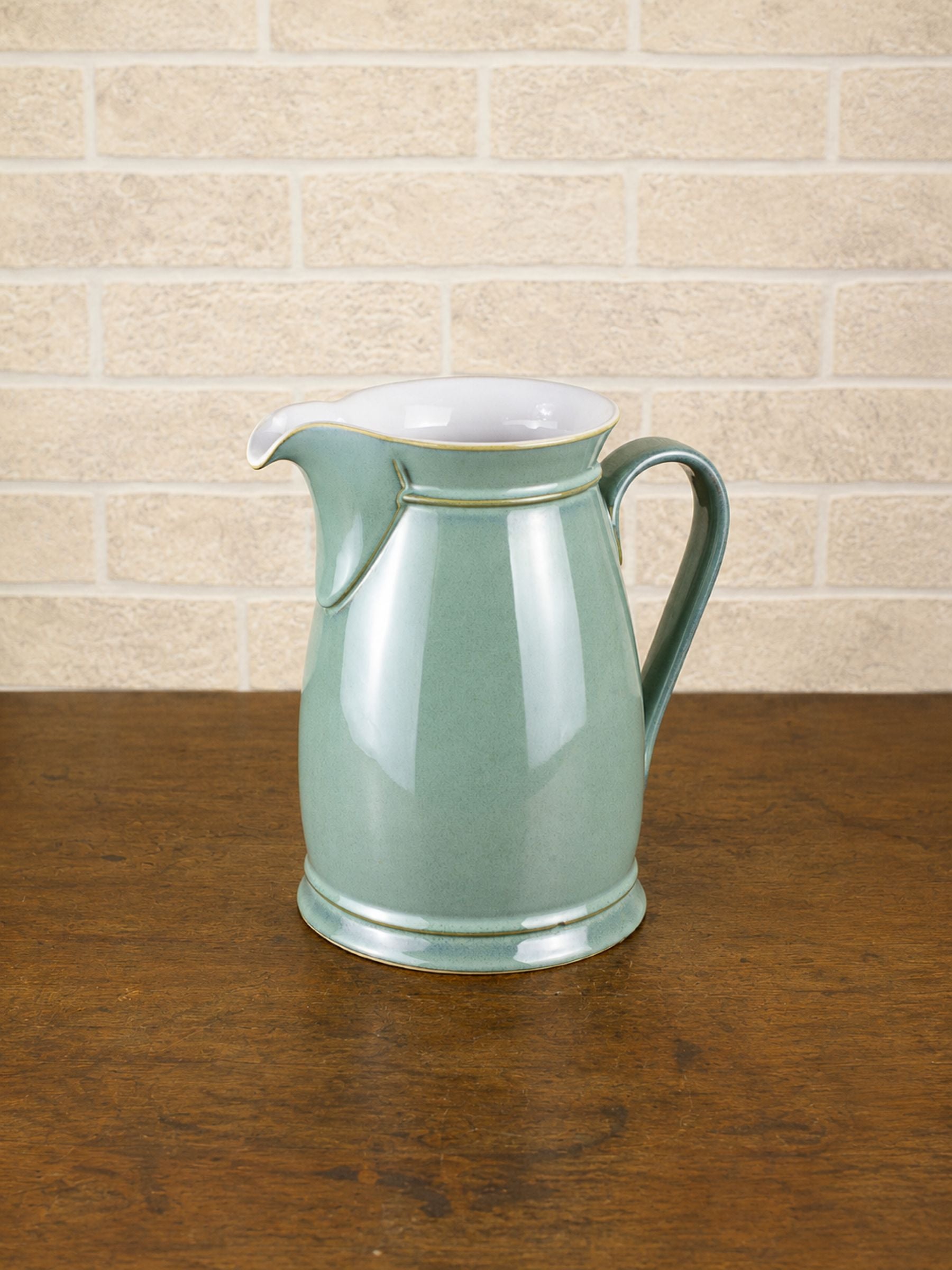 Denby "Regency Green" Large Stoneware Pitcher, England