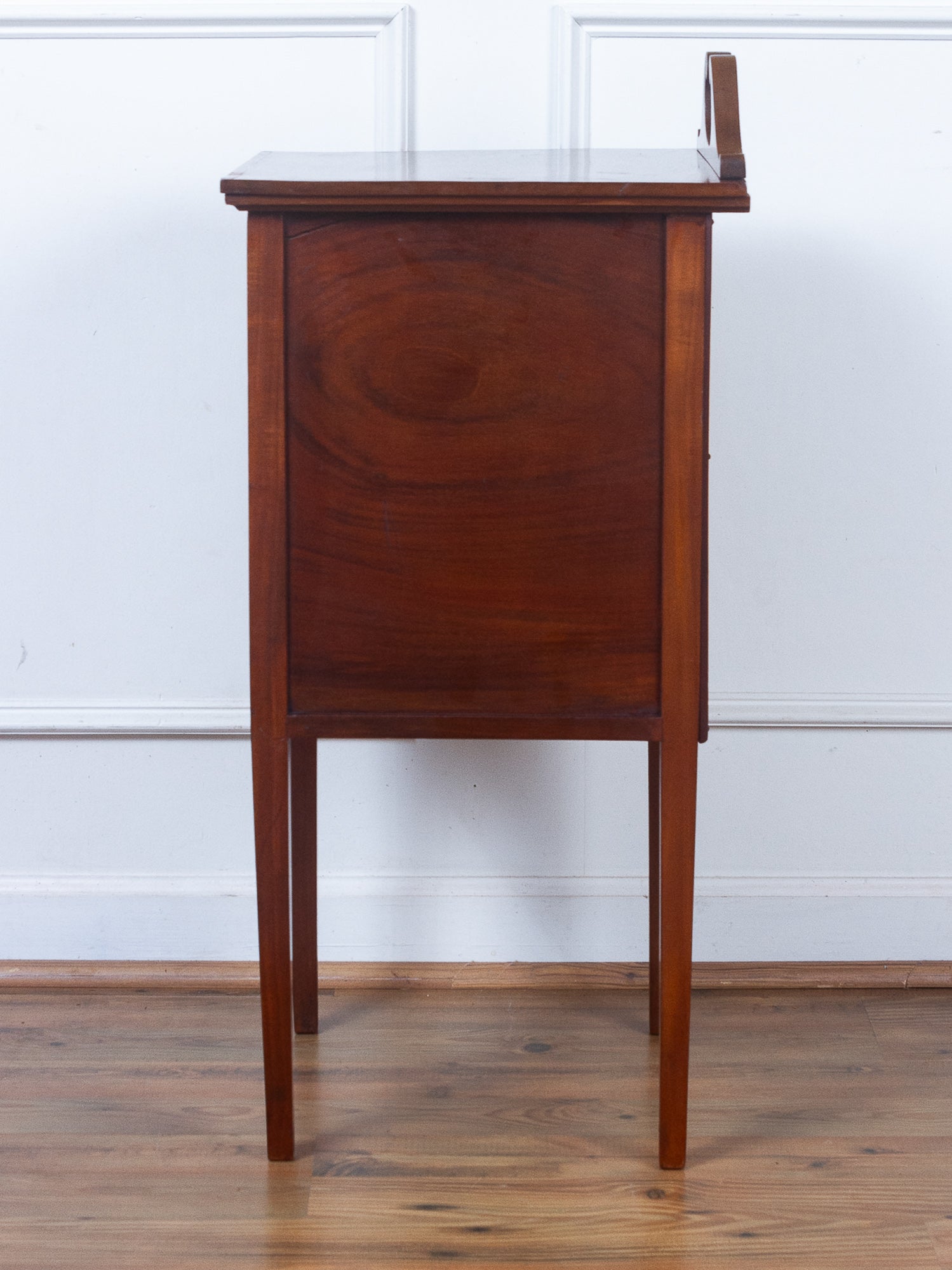 Edwardian Inlaid Mahogany Nightstand or Bedside Cabinet