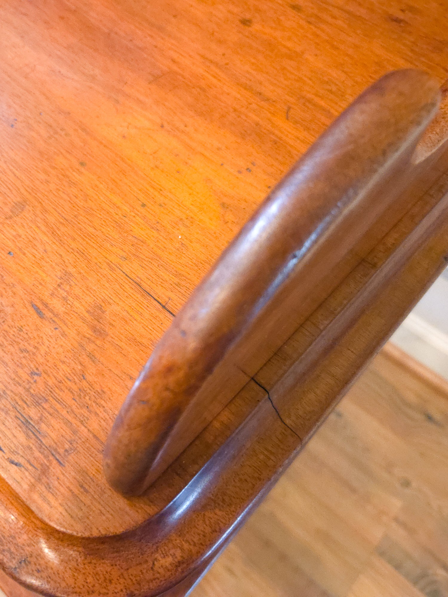 Antique Mahogany Writing Desk Console by Walter Carter for Harrod's England.