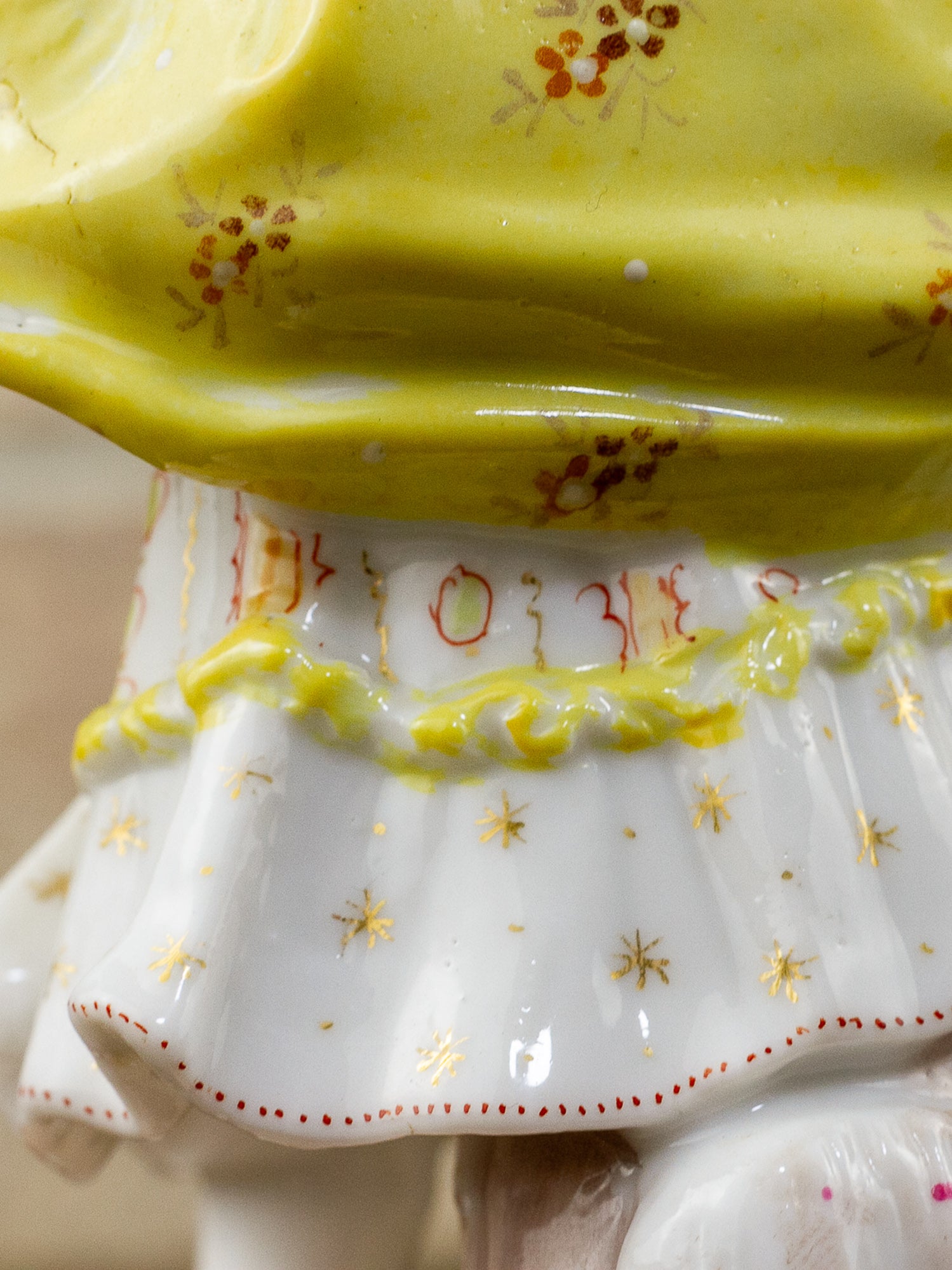 Antique Pair of 19th Century Hand Painted Continental Porcelain Figurines