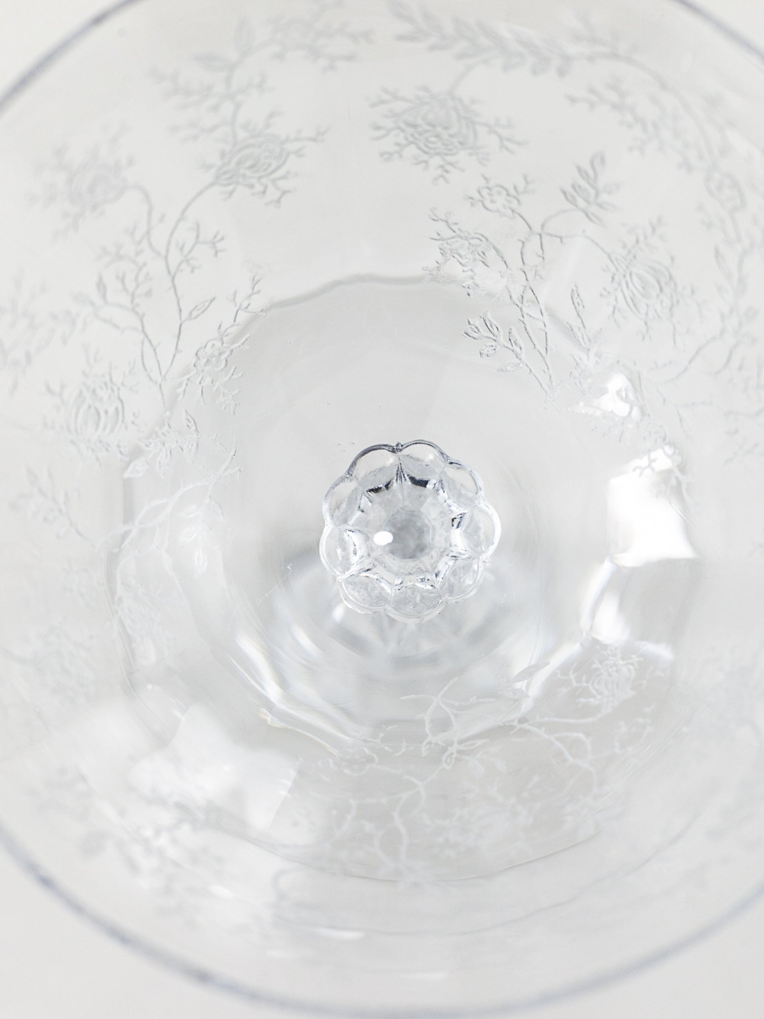 Fostoria Chintz Champagne / Cocktail Glass