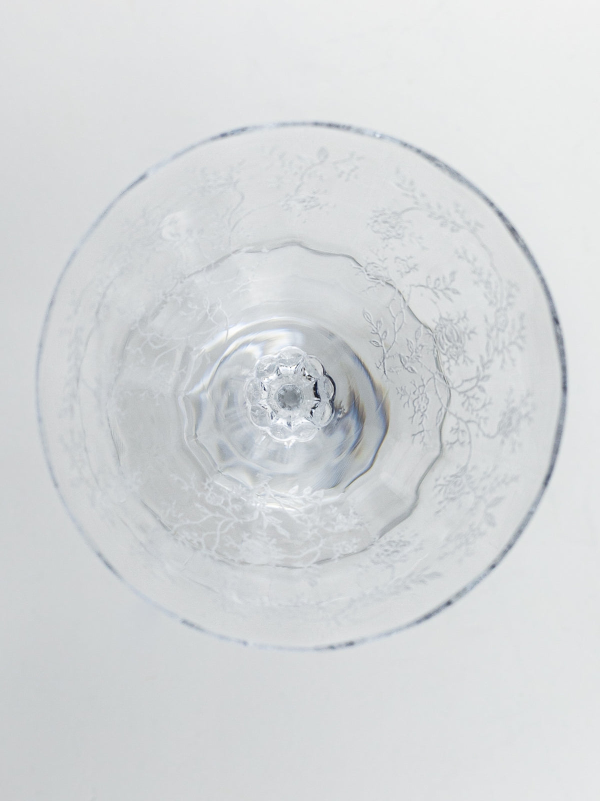 Fostoria Chintz Champagne / Cocktail Glass
