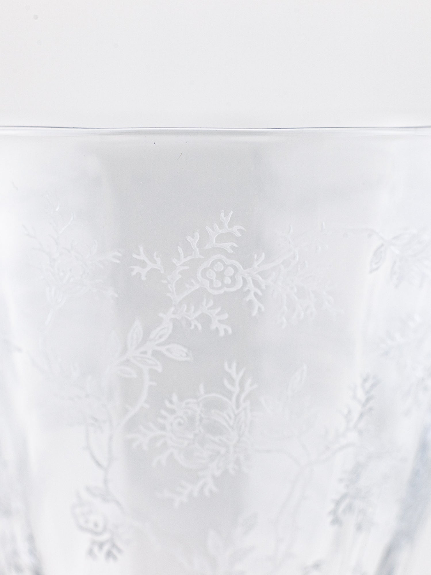 Fostoria "Chintz" Crystal Water Goblet