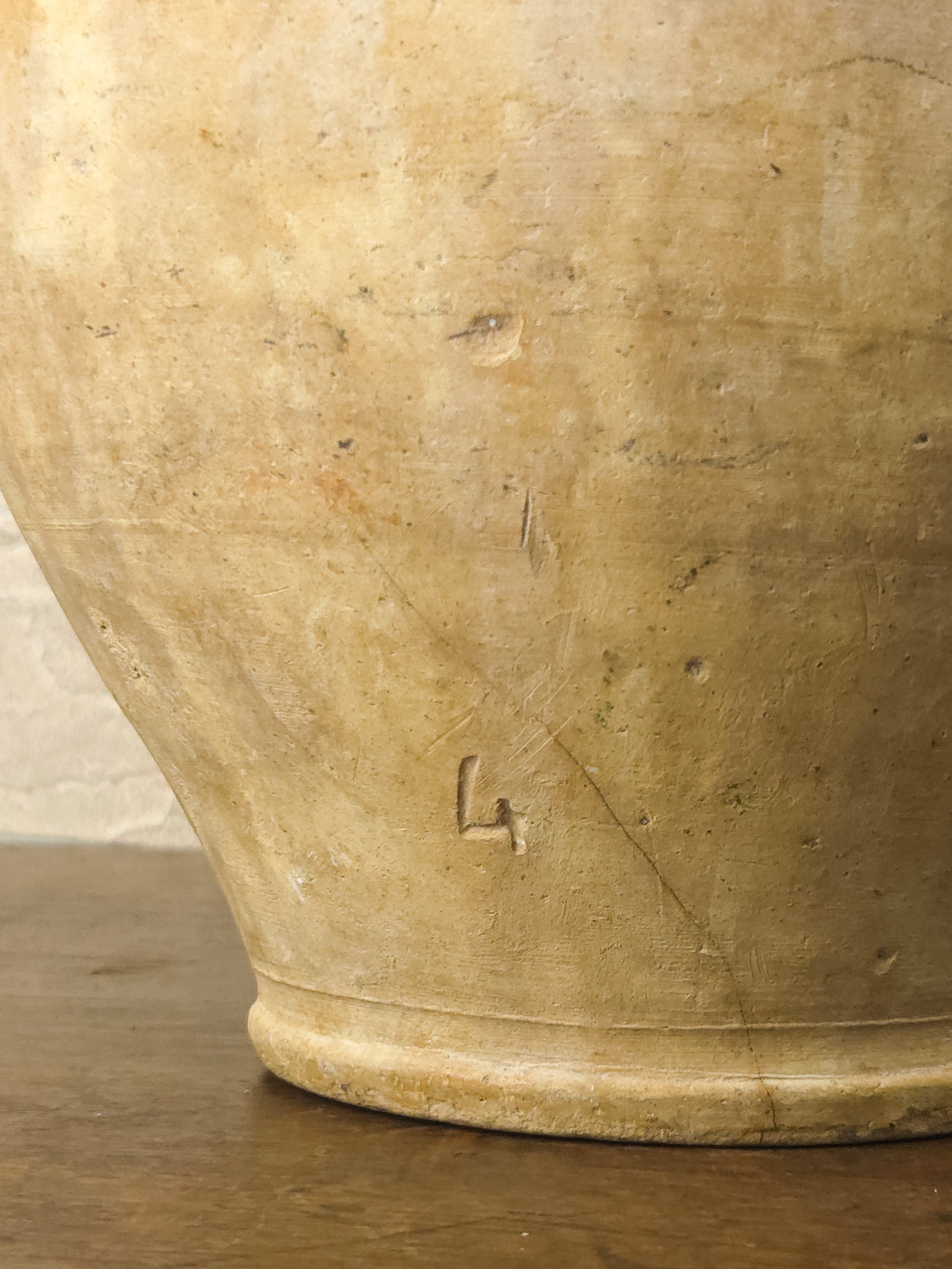 19th Century French Terracotta Confit Pot with Honey Glaze