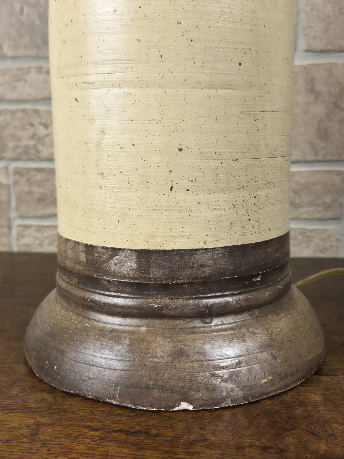 Vintage Burts Cason Hollywood Regency Table Lamp with Cherubs & Original Shade