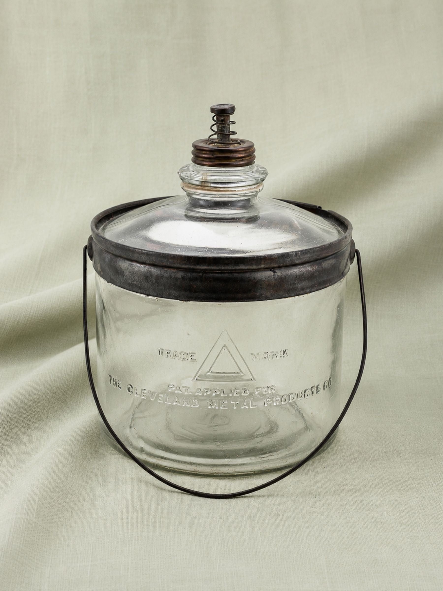 Cleveland Metal Products Co. Kerosene Refill Jar for Perfection Stoves, Circa 1930s