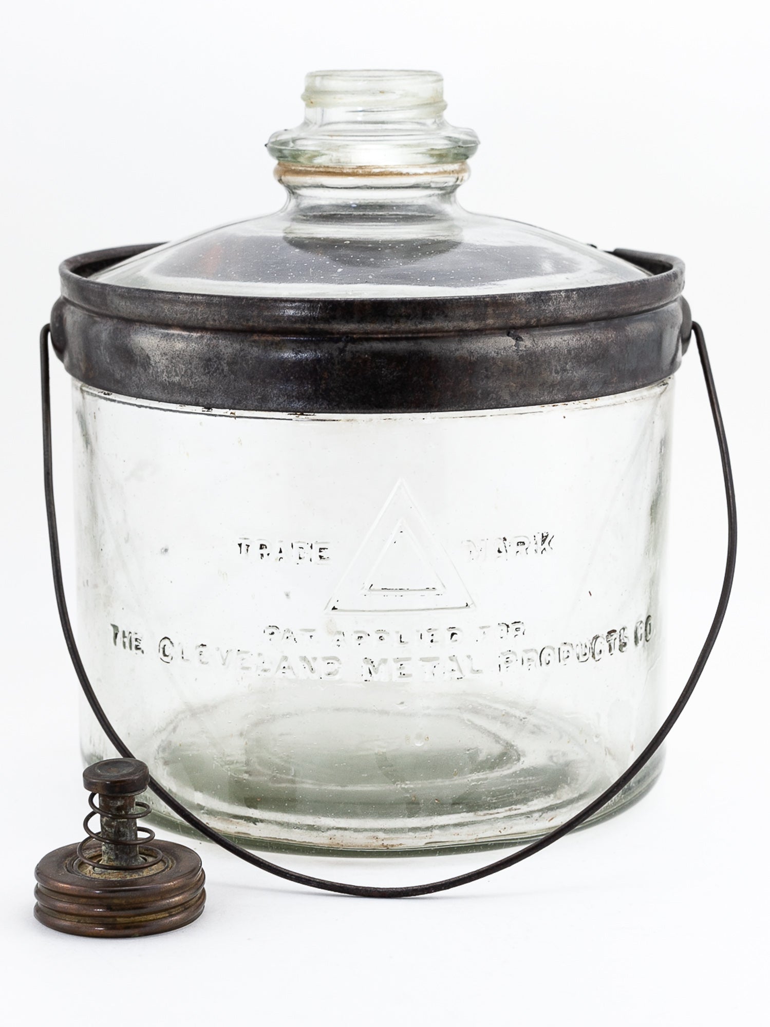 Cleveland Metal Products Co. Kerosene Refill Jar for Perfection Stoves, Circa 1930s