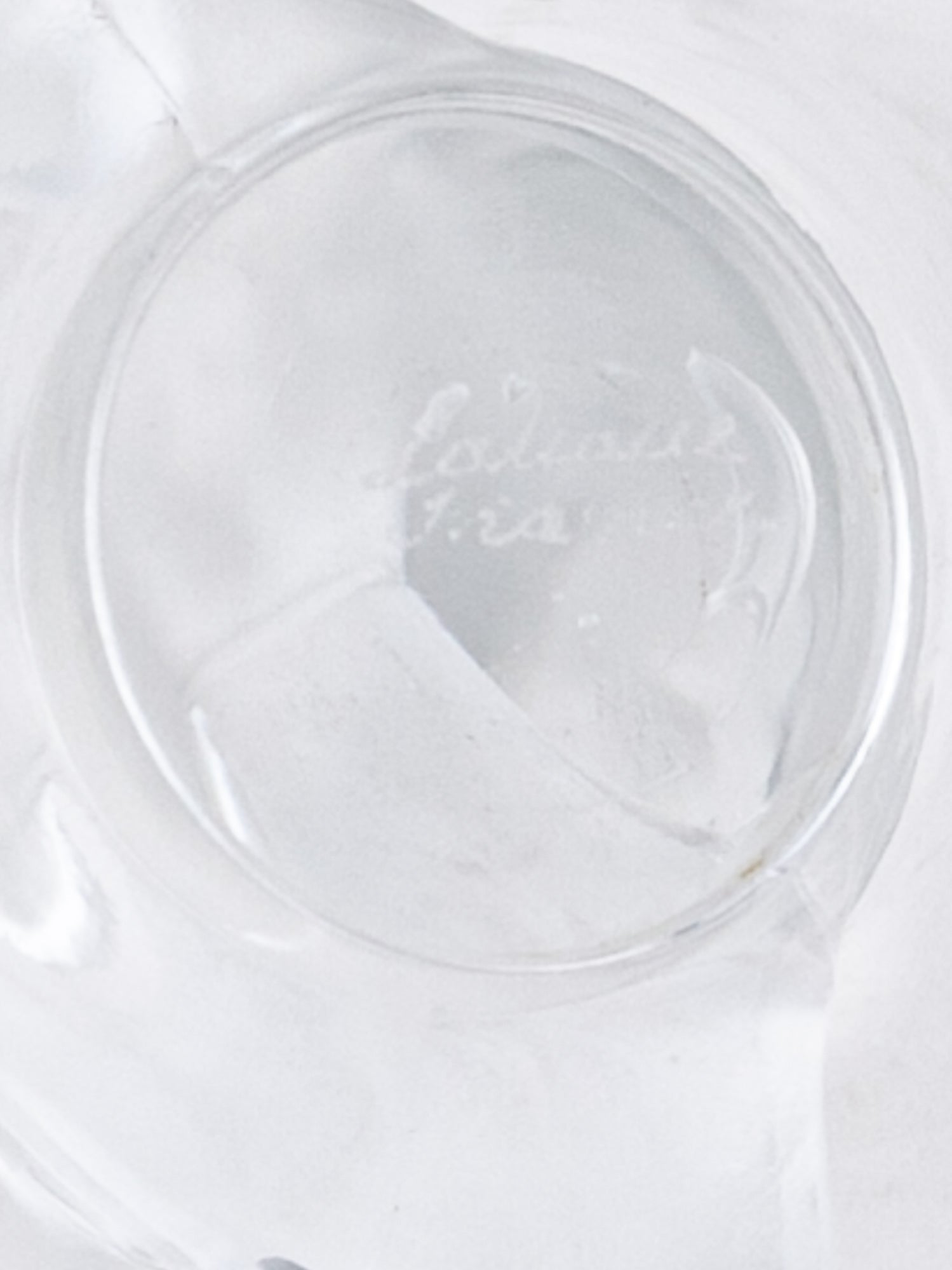 Lalique Crystal Swan Ring Holder