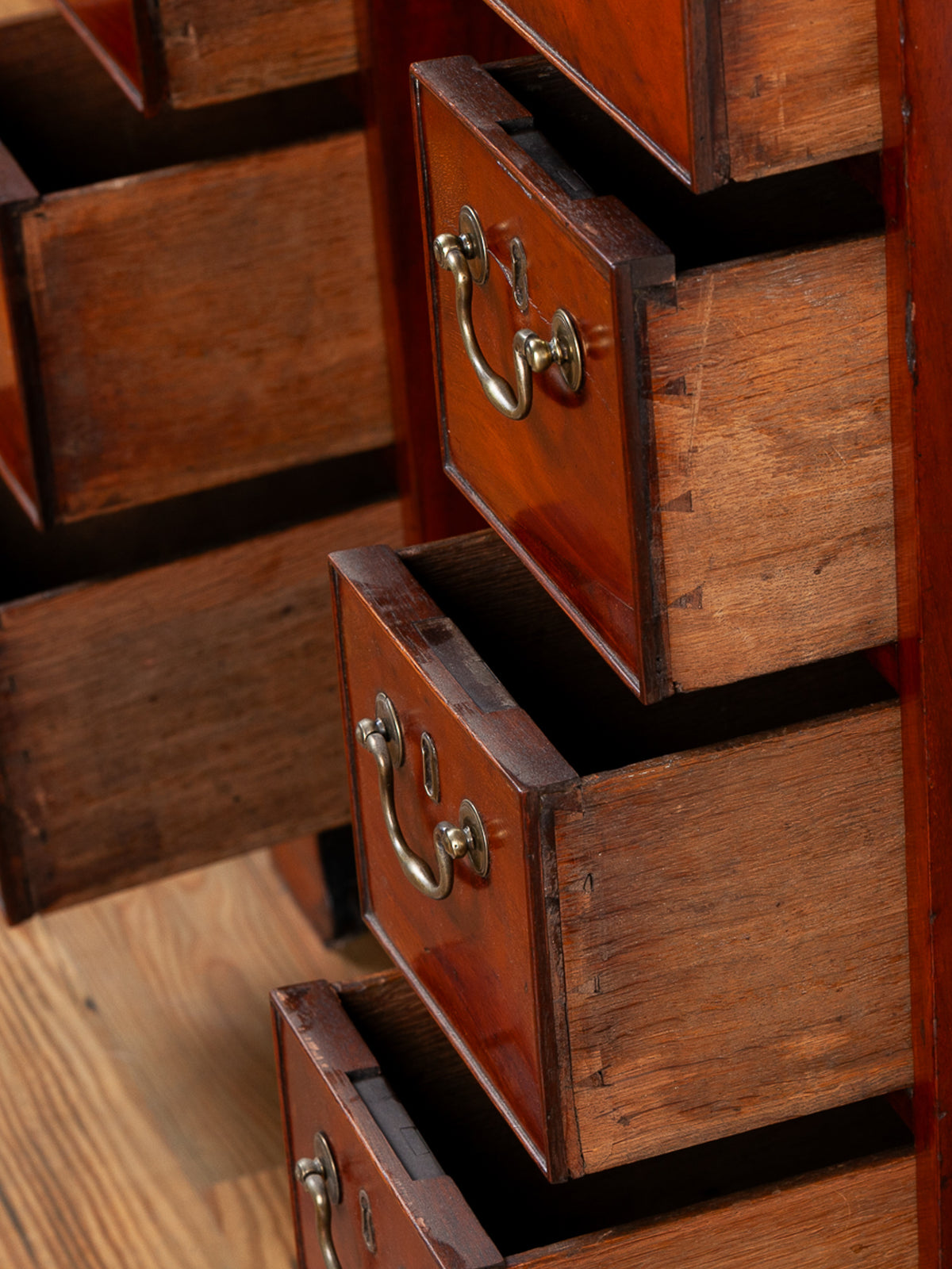 18th Century Georgian Mahogany Small Kneehole Desk