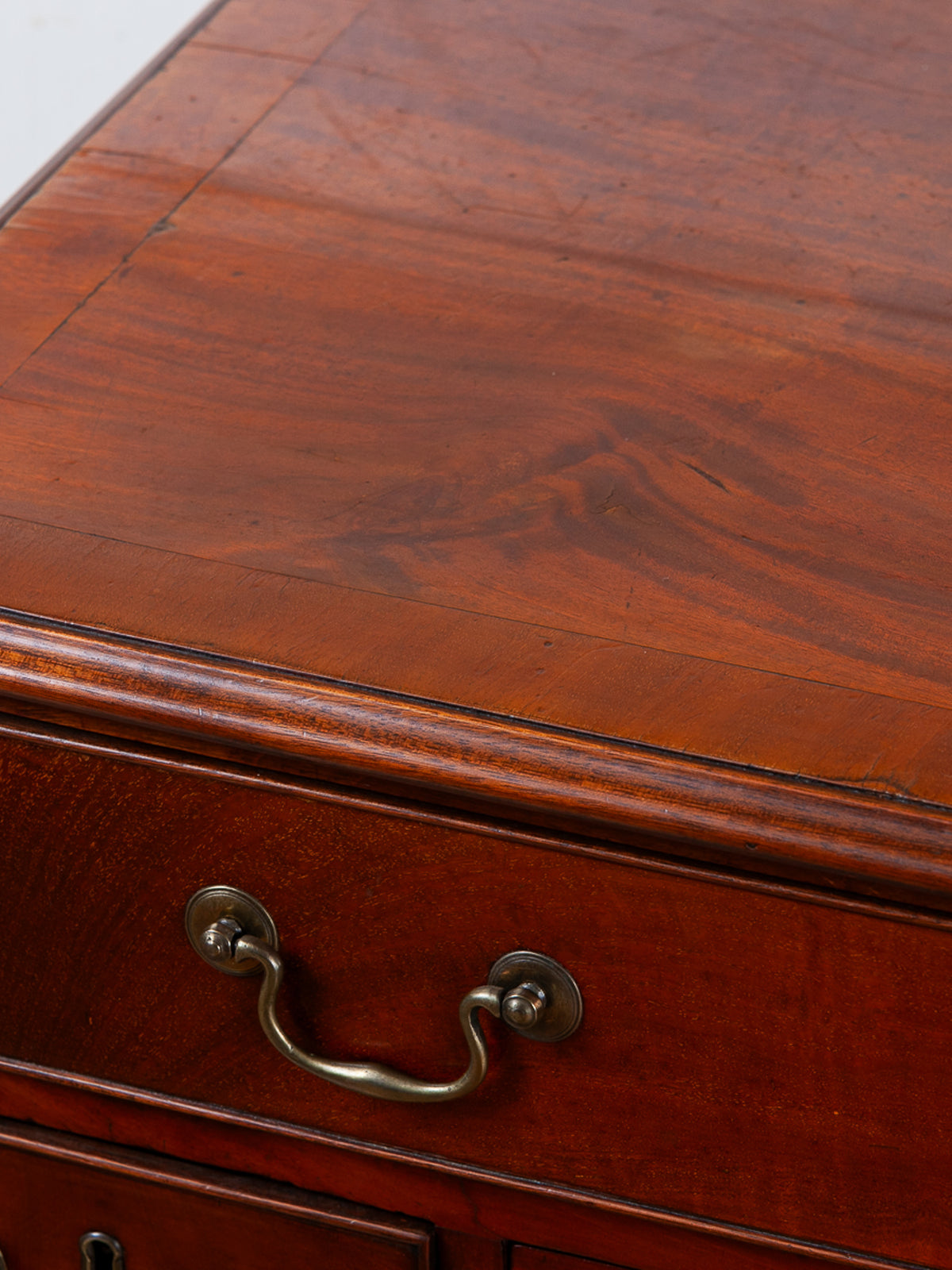 18th Century Georgian Mahogany Small Kneehole Desk