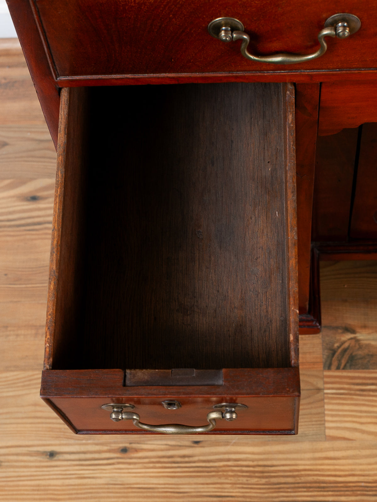 18th Century Georgian Mahogany Small Kneehole Desk