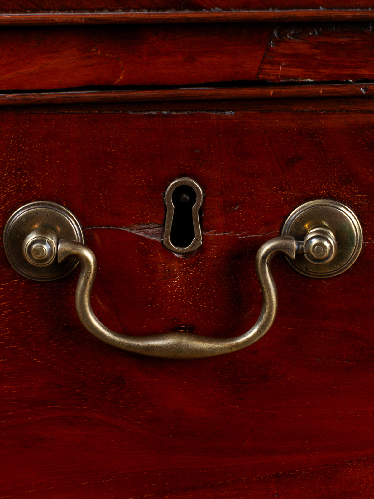 18th Century Georgian Mahogany Small Kneehole Desk