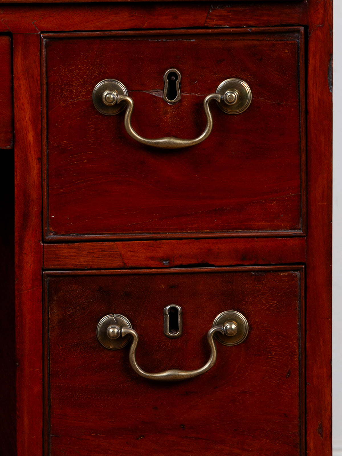 18th Century Georgian Mahogany Small Kneehole Desk
