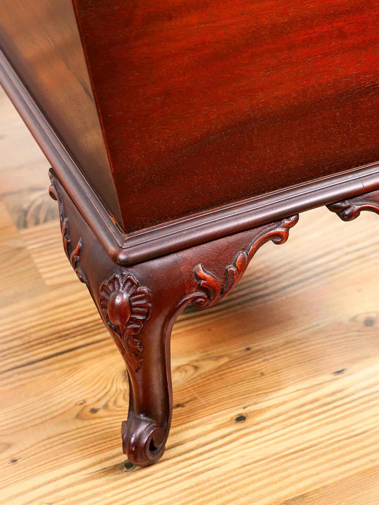 Imperial Furniture Company Mahogany Canterbury Magazine Rack