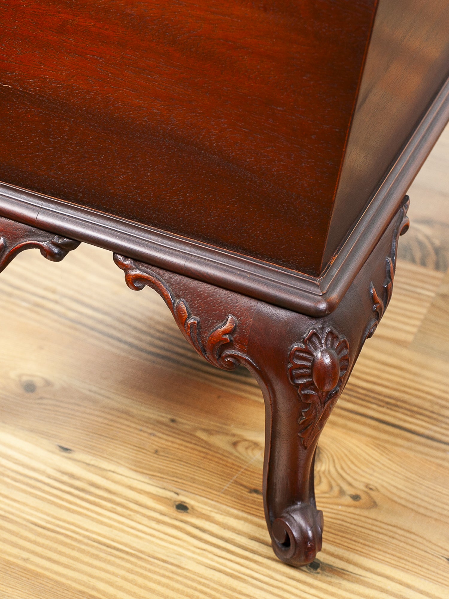 Imperial Furniture Company Mahogany Canterbury Magazine Rack
