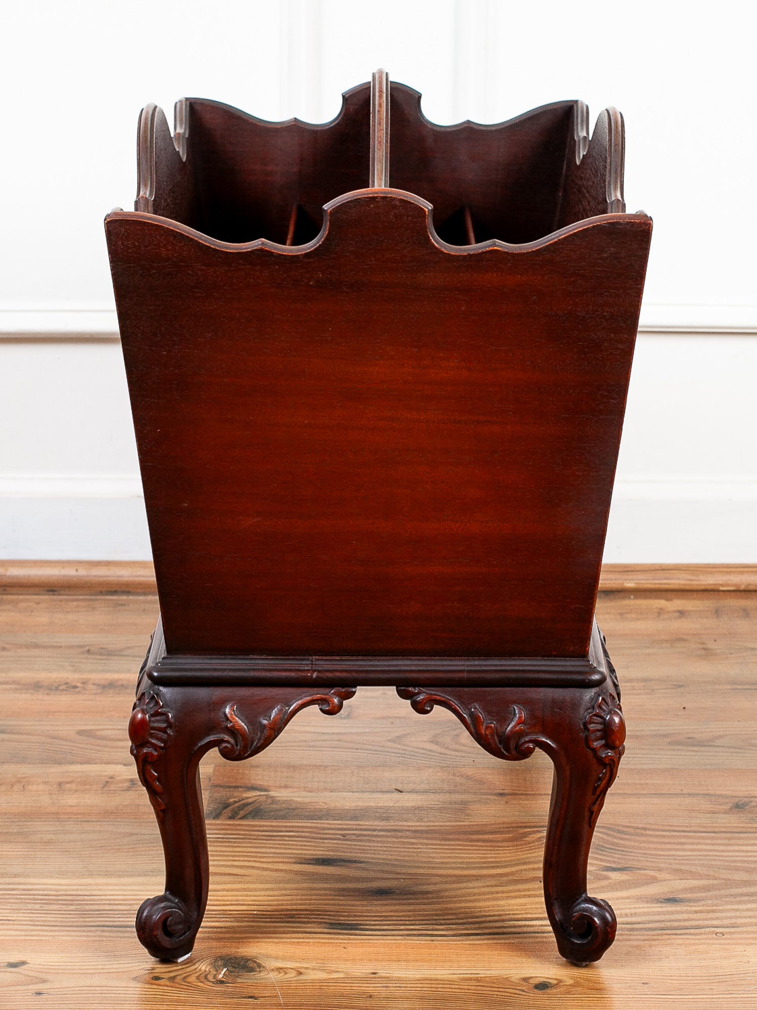 Imperial Furniture Company Mahogany Canterbury Magazine Rack