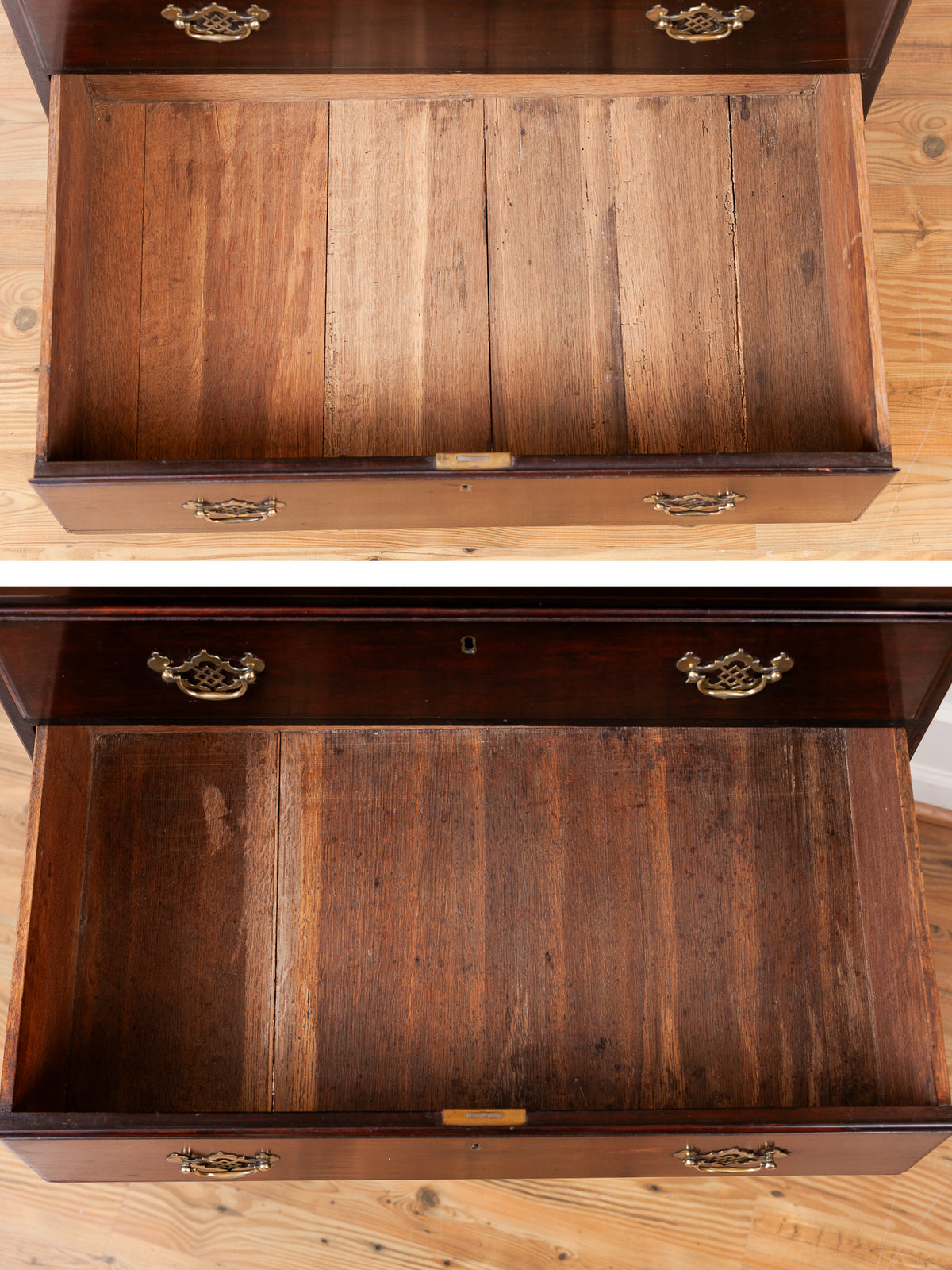 Georgian Mahogany Tall Chest of Drawers