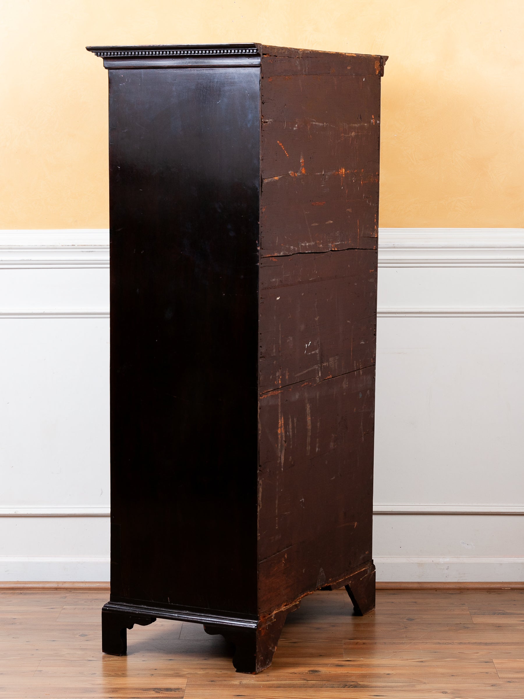 Georgian Mahogany Tall Chest of Drawers