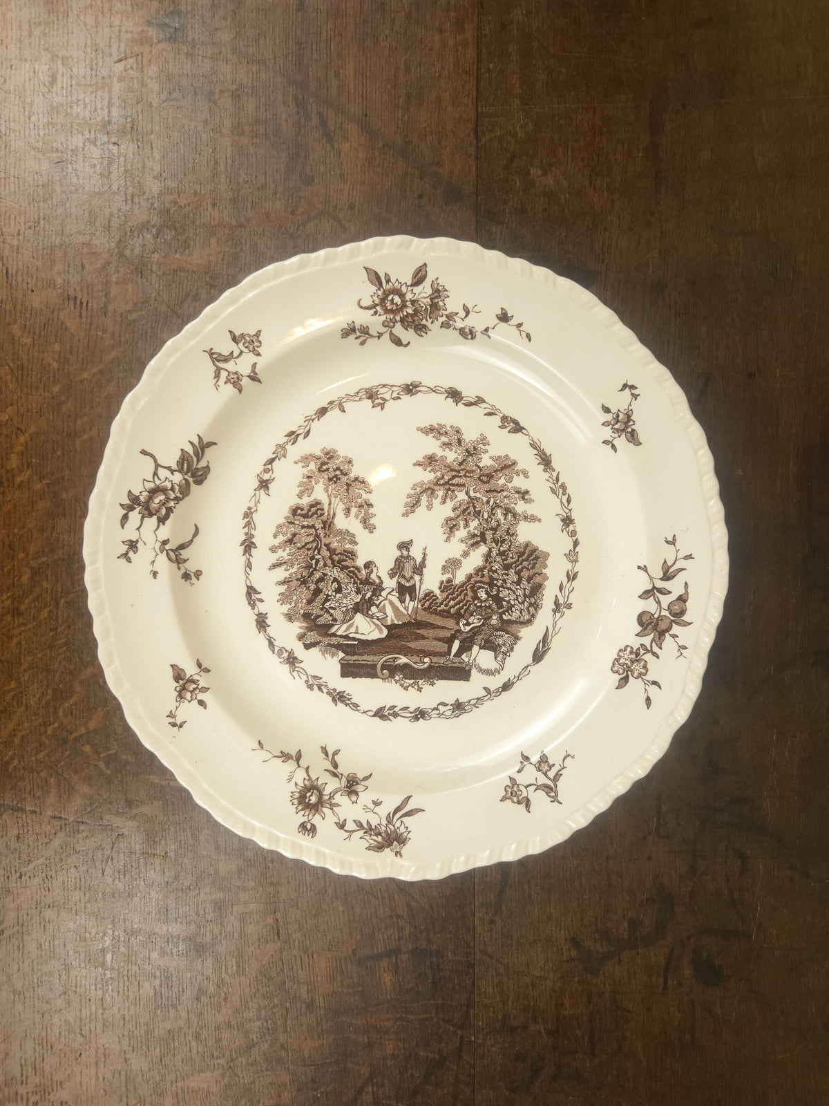 Mason's Watteau Ironstone Serving Platter, Made in England