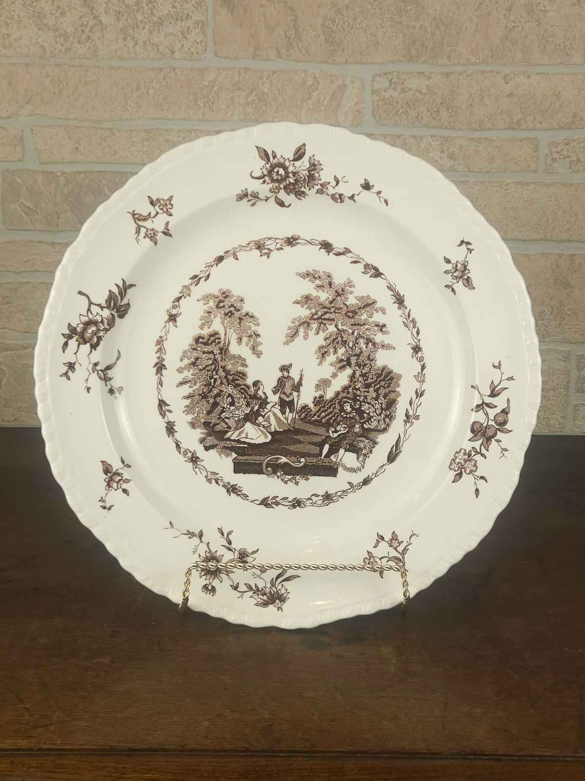Mason's Watteau Ironstone Serving Platter, Made in England