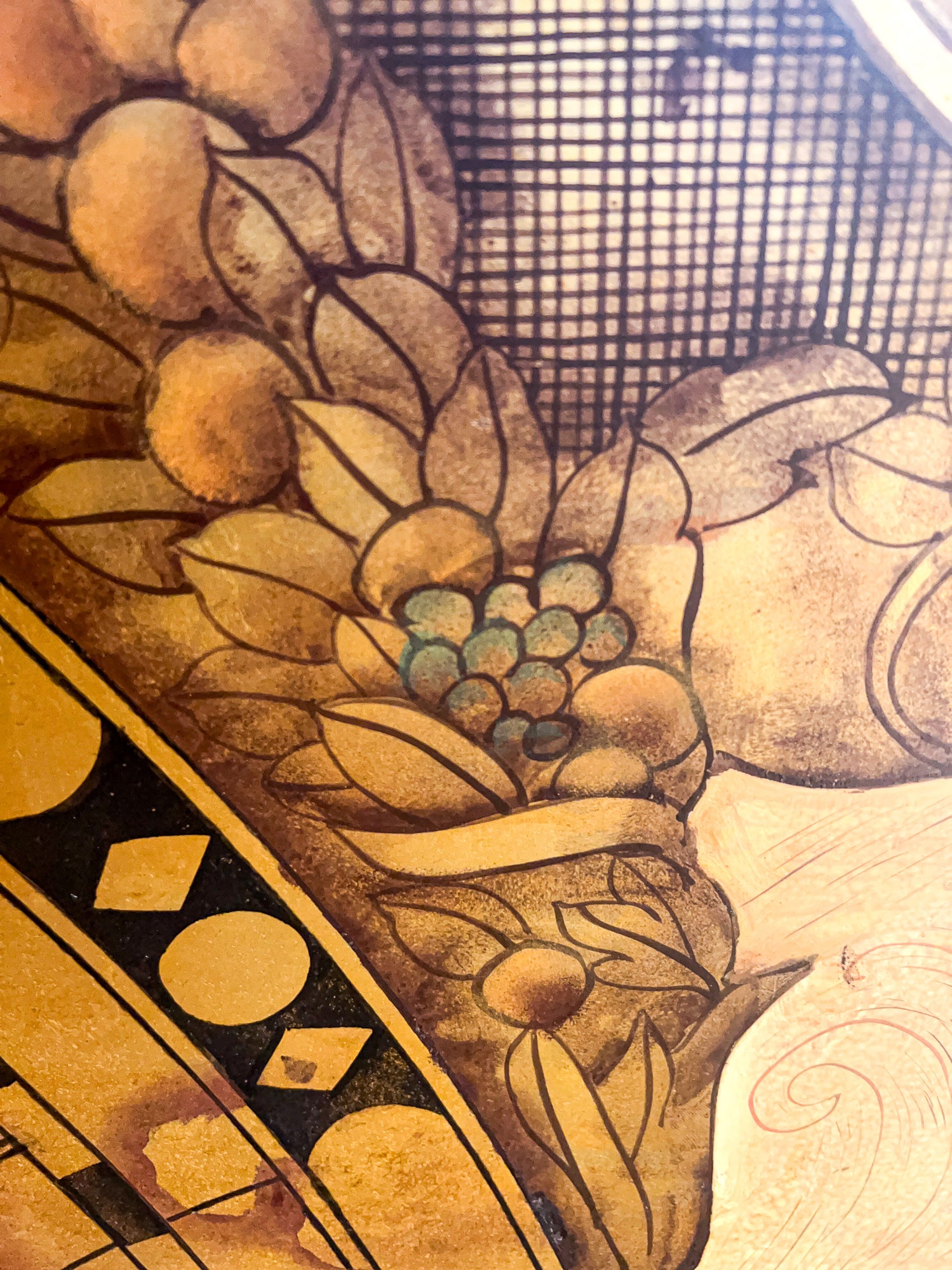 Monumental Mid 20th Century 6 Panel Room Divider, Screen, Hand Decorated Polus Arcticus, Antarcticus Atlas.