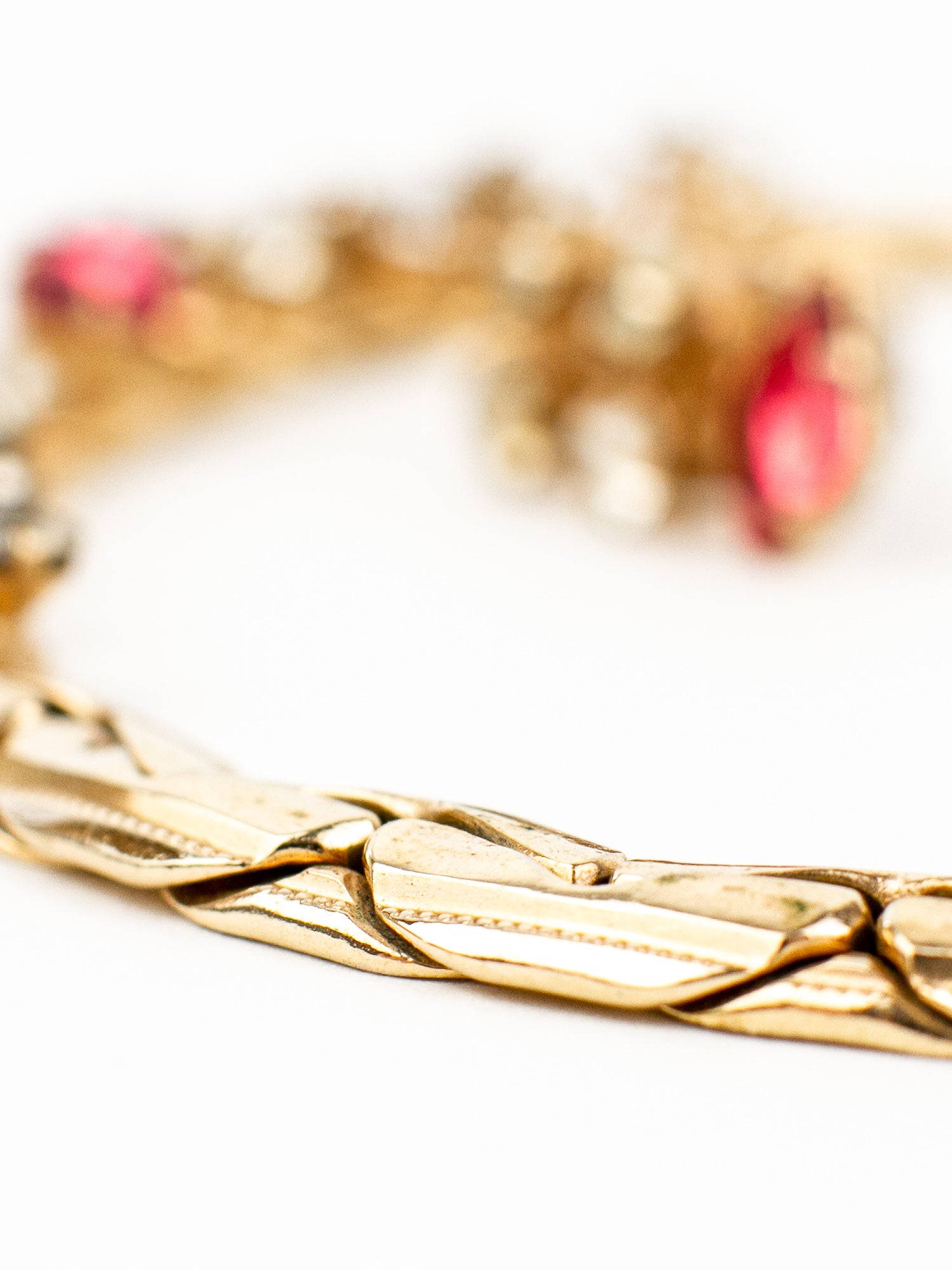 Vintage Sterling Silver & Gold Overlay Necklace and Earrings Set, Circa 1940