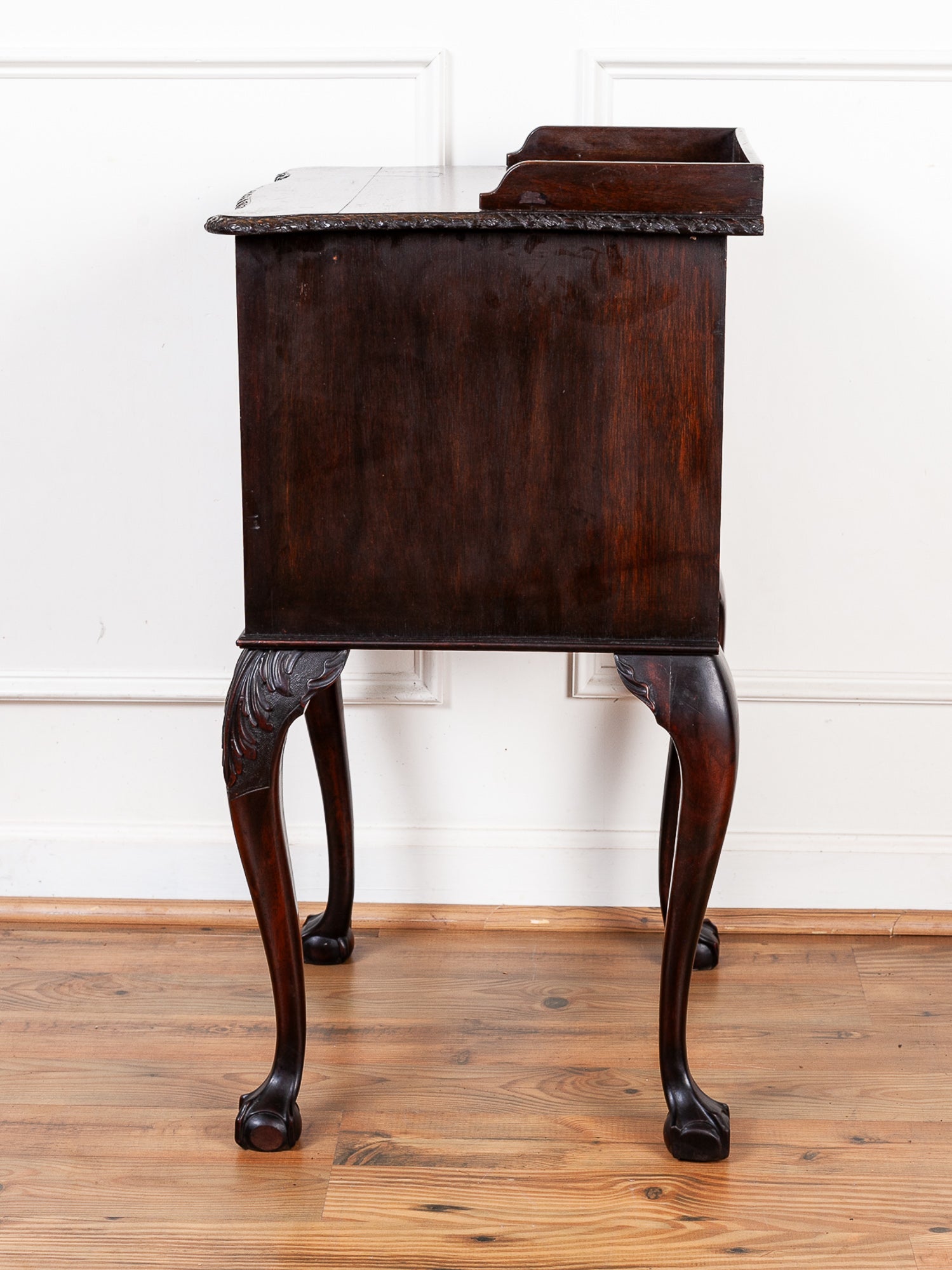 English Mahogany Chippendale Revival Nightstand