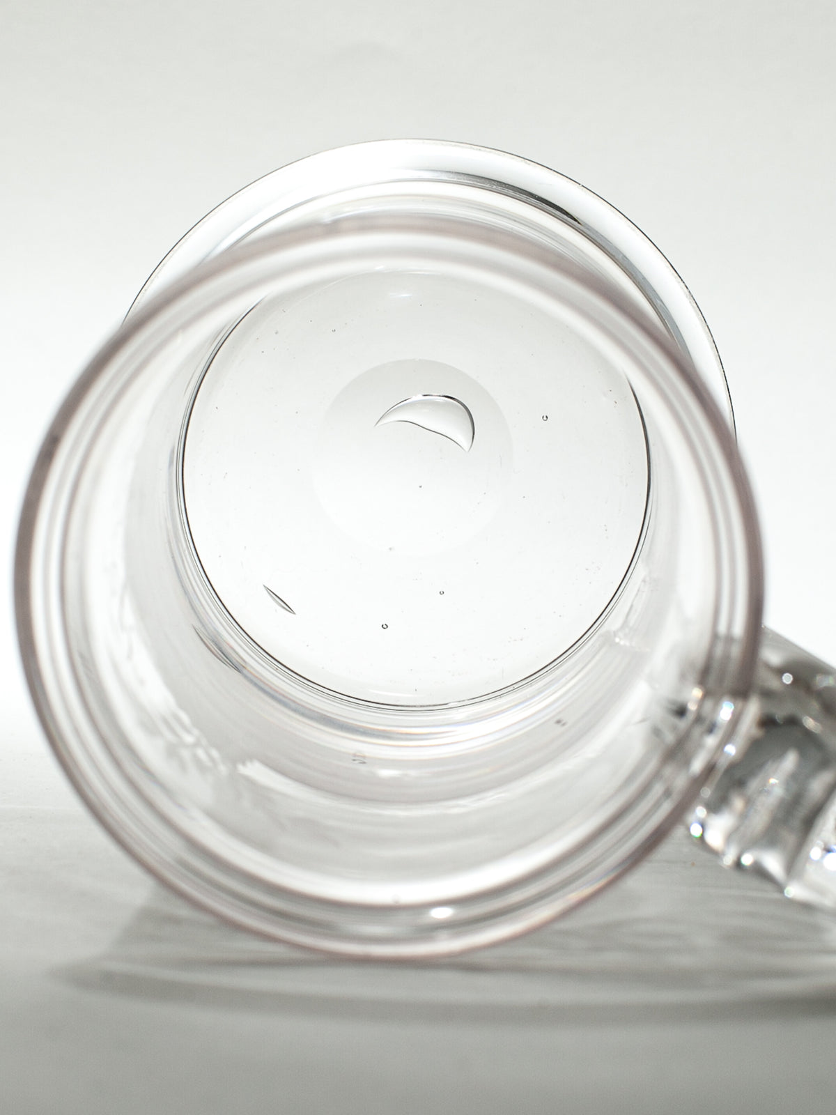 English Victorian Blown Glass Tankard, Monogrammed &amp; Dated 1864