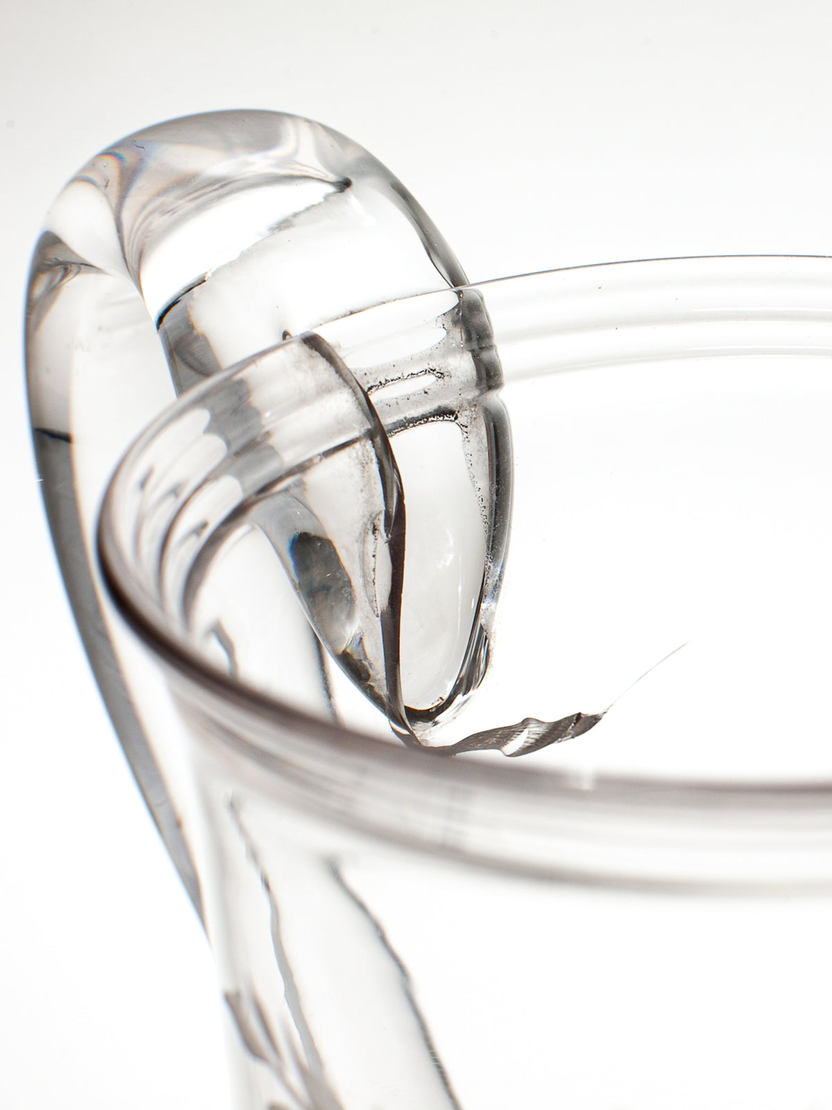 English Victorian Blown Glass Tankard, Monogrammed &amp; Dated 1864