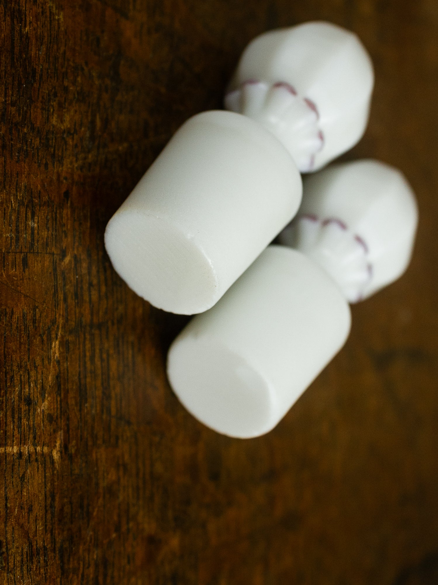 Westmoreland Hand-Painted Milk Glass Dresser Set, Circa 1950