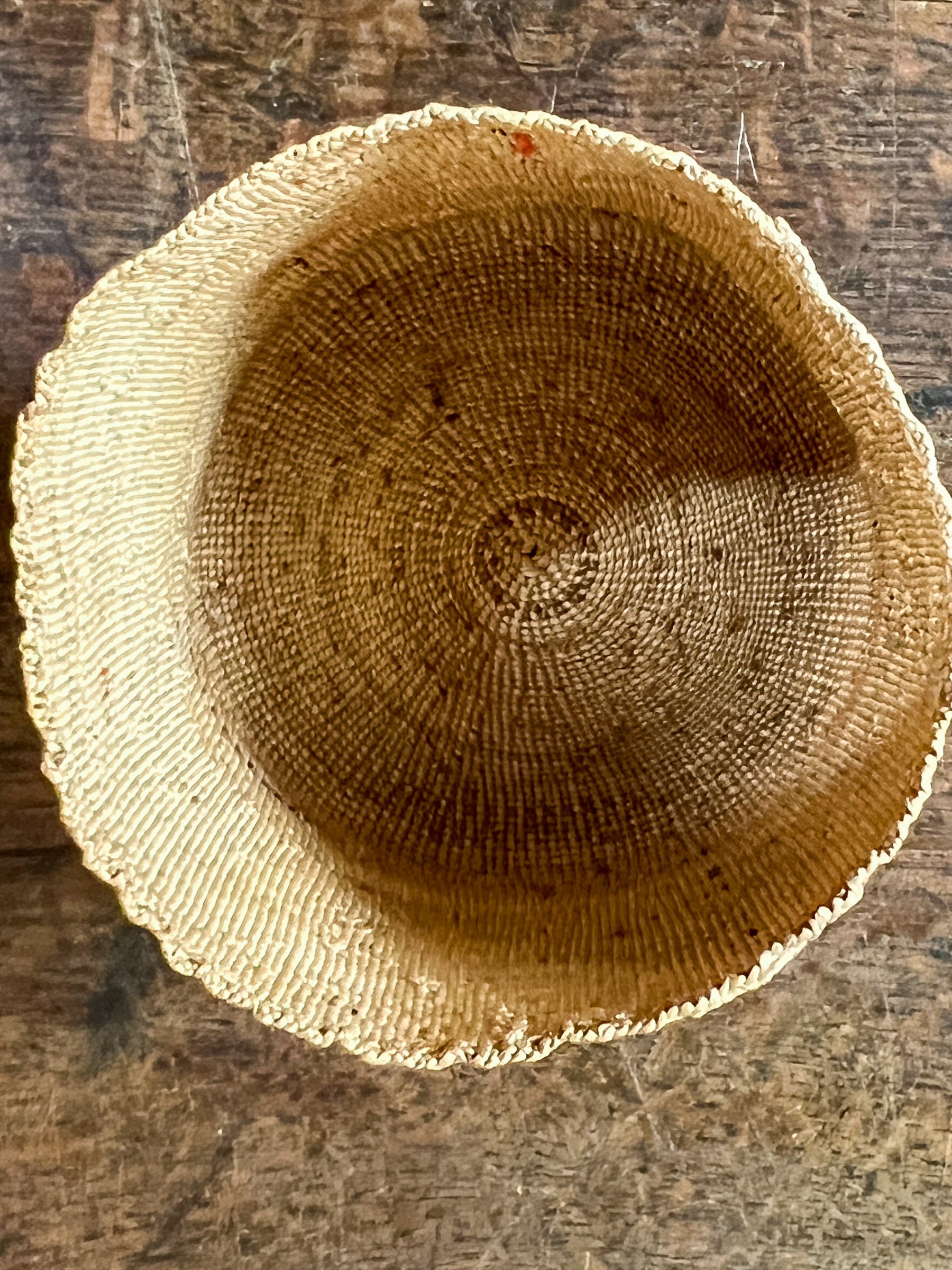 Antique Aleut Split Grass Lidded Basket, Aleutian Islands Alaska