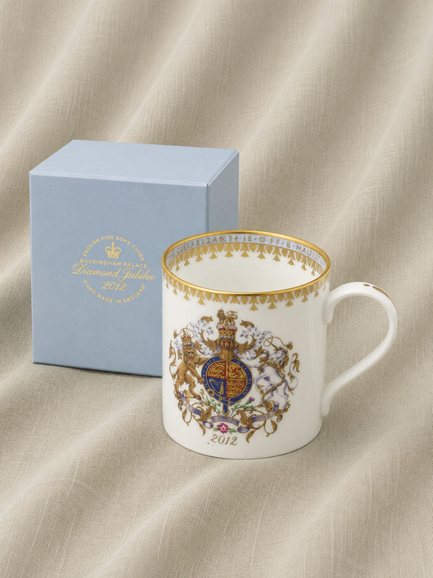 Royal Collection Queen Elizabeth II Diamond Jubilee Commemorative Mug, 2012
