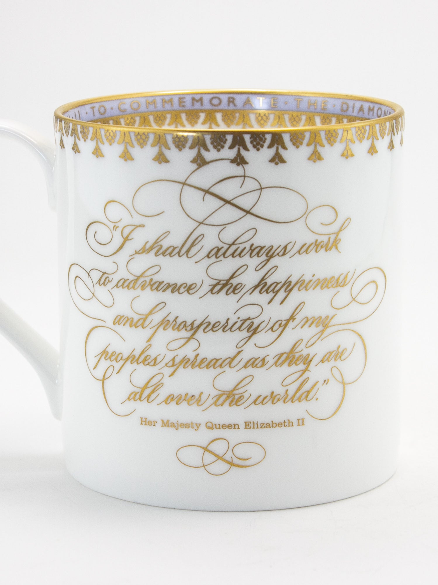 Royal Collection Queen Elizabeth II Diamond Jubilee Commemorative Mug, 2012