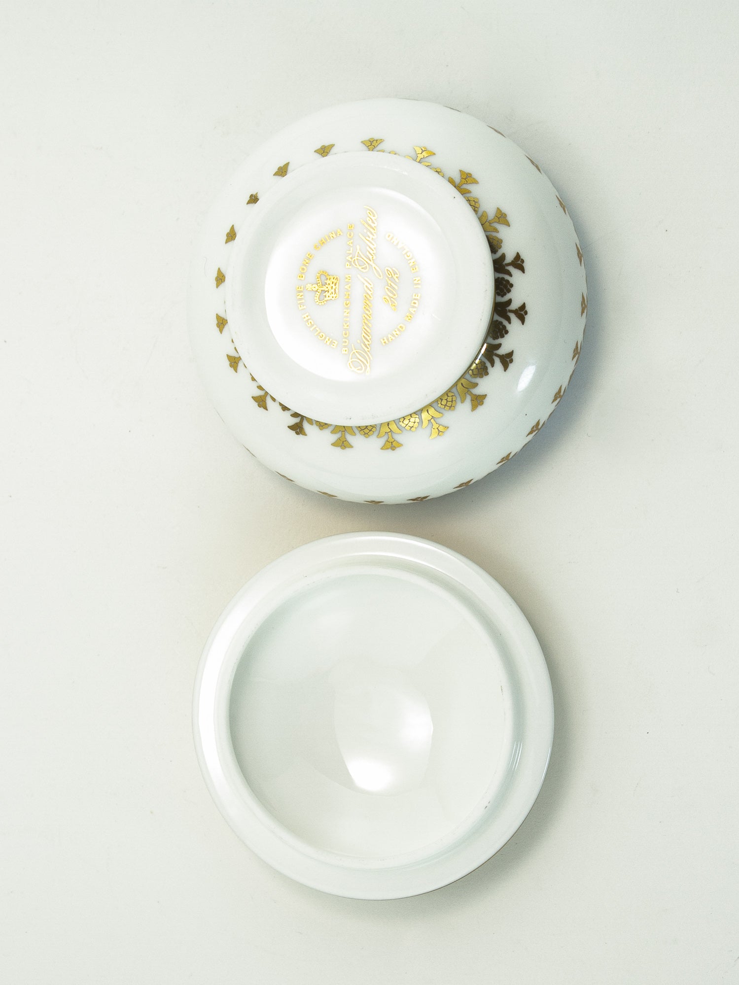 Royal Collection Diamond Jubilee Fine Bone China Trinket Box