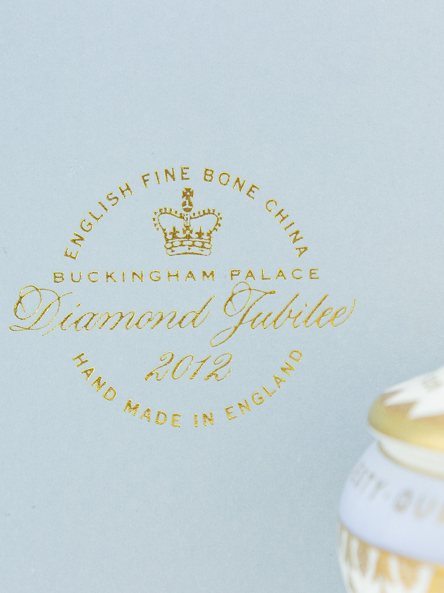 Royal Collection Diamond Jubilee Fine Bone China Trinket Box
