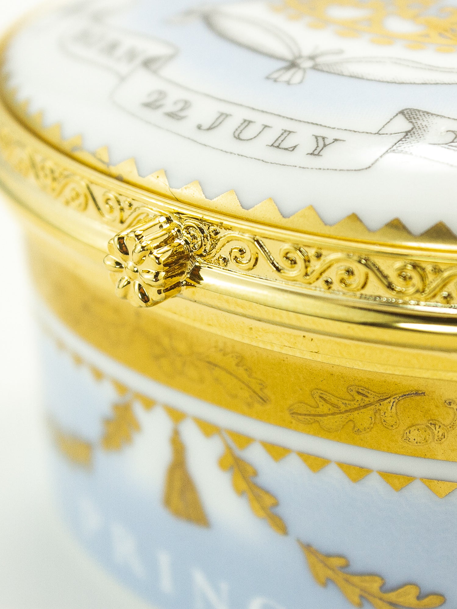 Royal Collection Trinket Box Commemorating the Birth of Prince George 2012 Limited Edition
