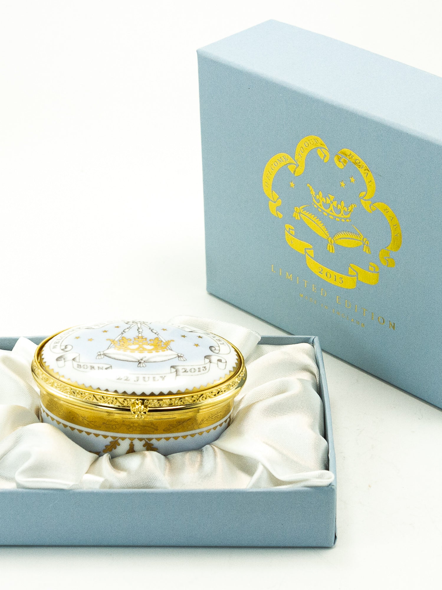 Royal Collection Trinket Box Commemorating the Birth of Prince George 2012 Limited Edition