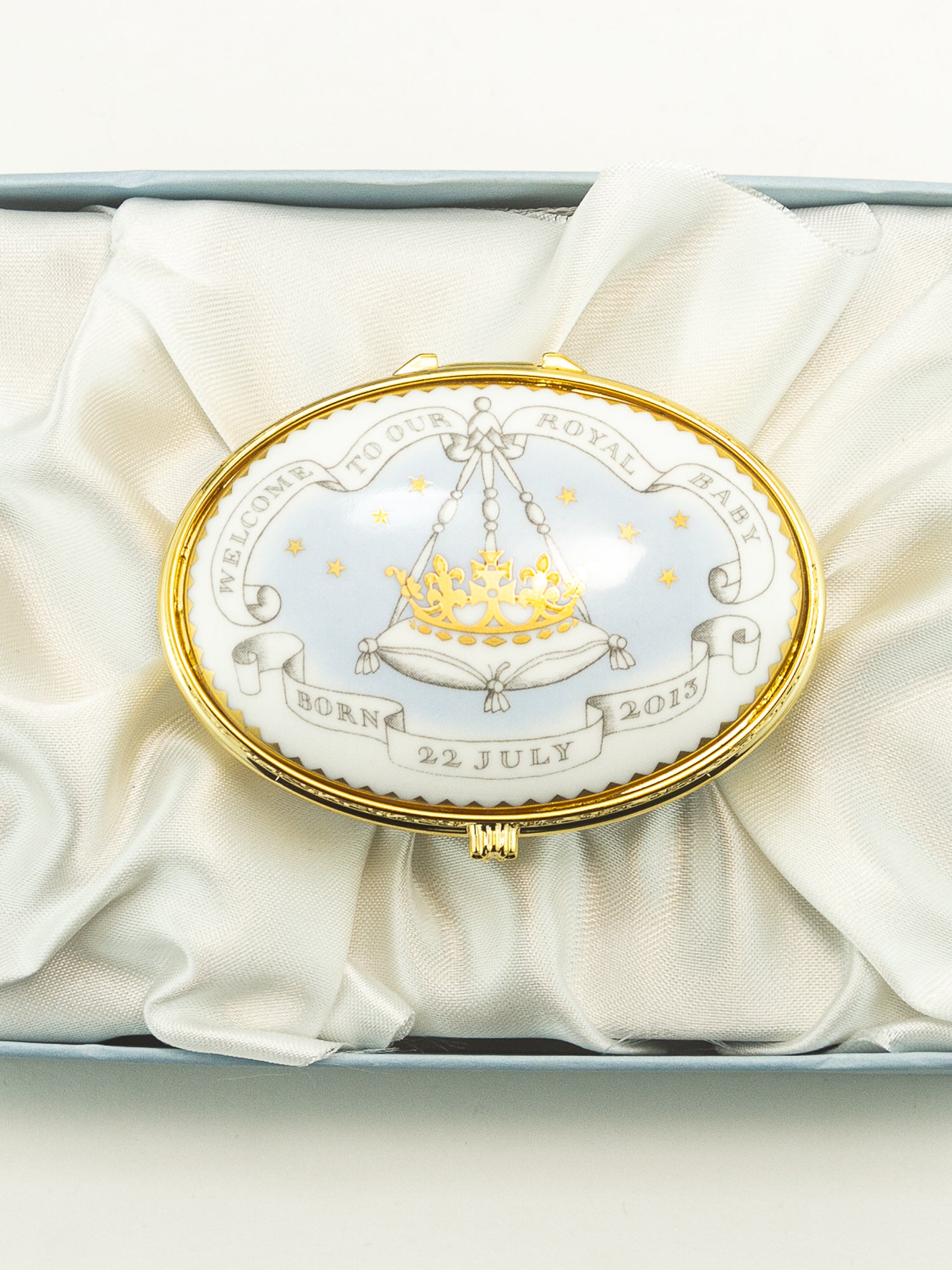 Royal Collection Trinket Box Commemorating the Birth of Prince George 2012 Limited Edition