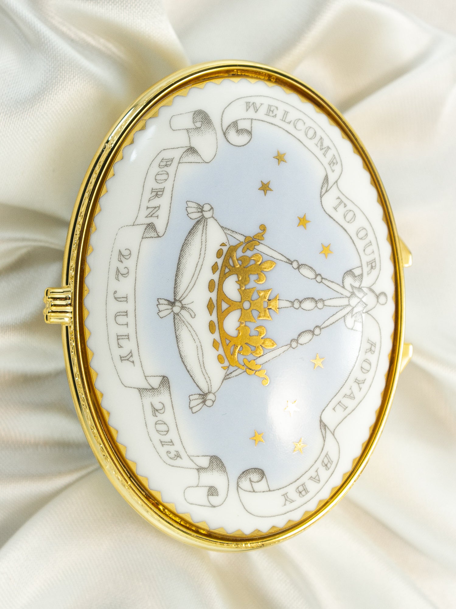 Royal Collection Trinket Box Commemorating the Birth of Prince George 2012 Limited Edition