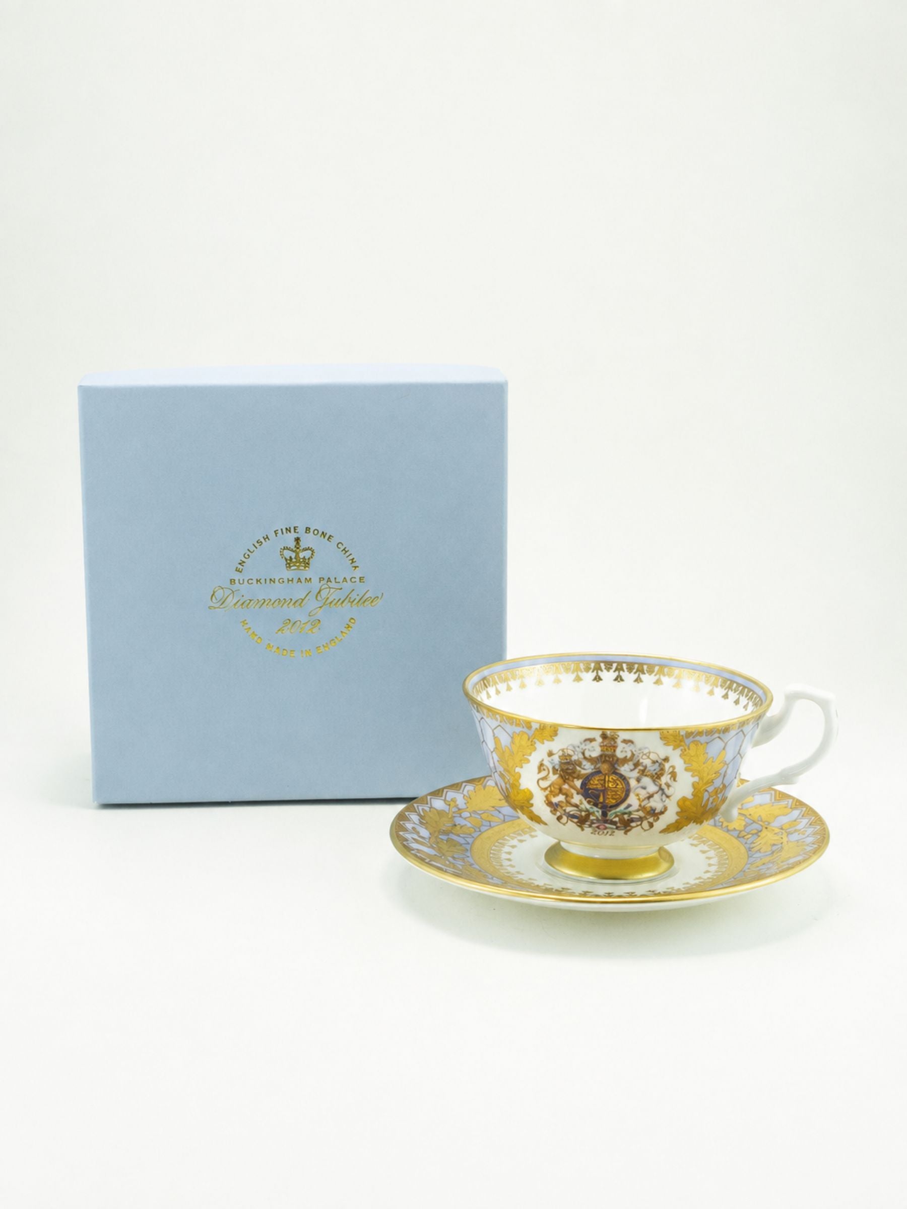 Royal Collection Queen Elizabeth II Diamond Jubilee Cup & Saucer