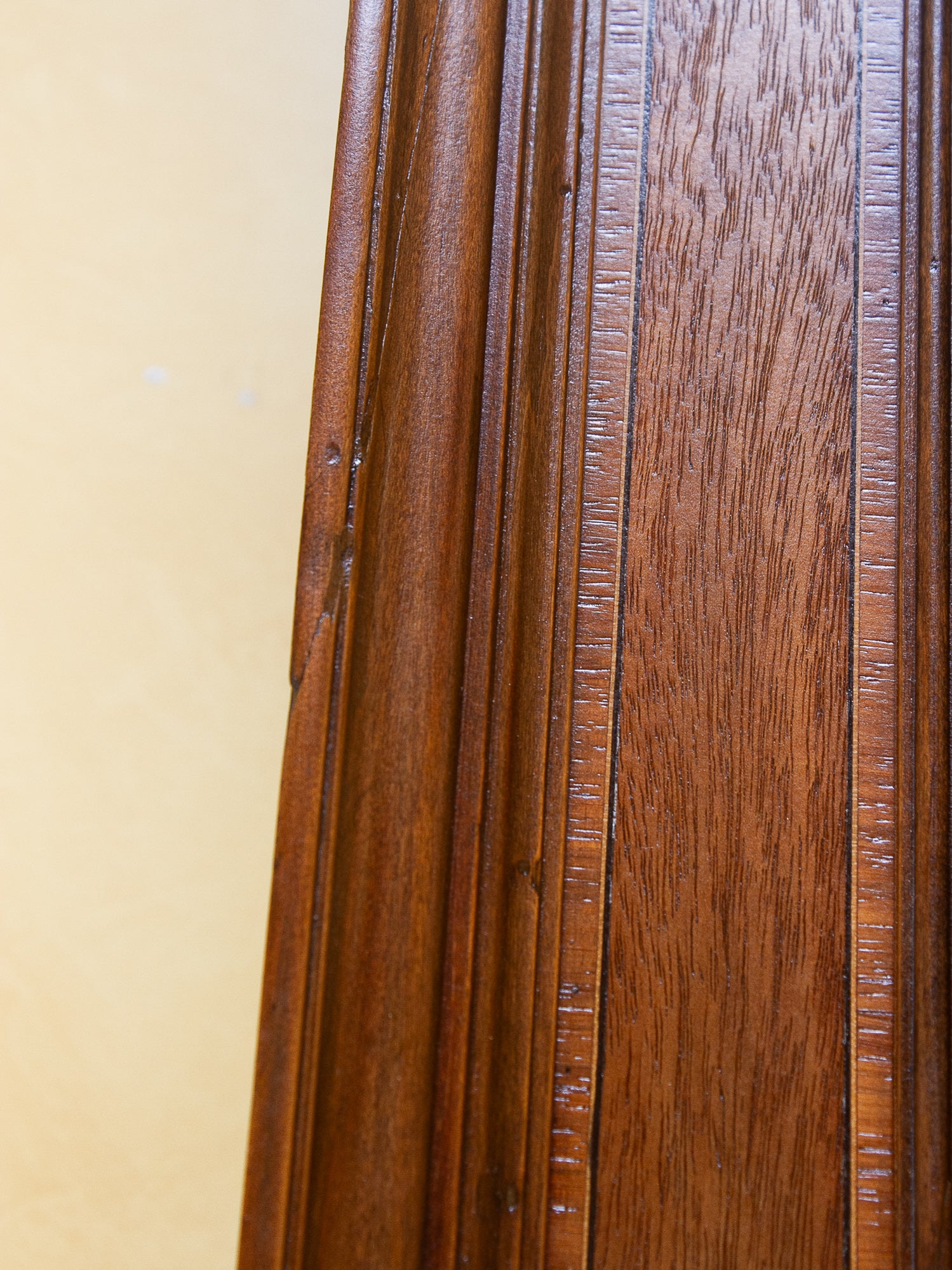 Edwardian Inlaid Mahogany Secretary Bookcase