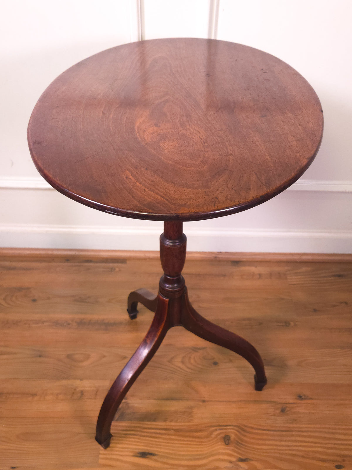 Late 18th Century English Georgian Solid Oak Oval Tilt-Top Table – Otto Wasserman Provenance
