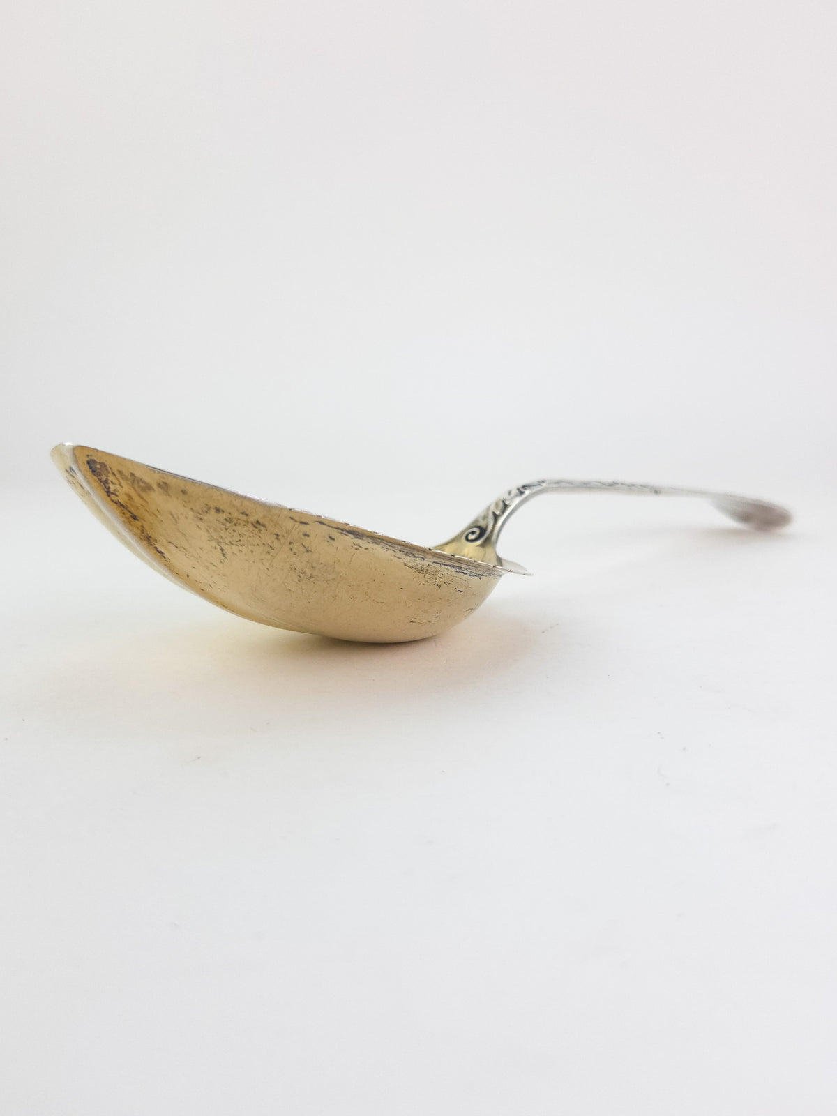 Davis & Galt Sterling Silver Gilt Serving Spoon, Circa 1888–1896